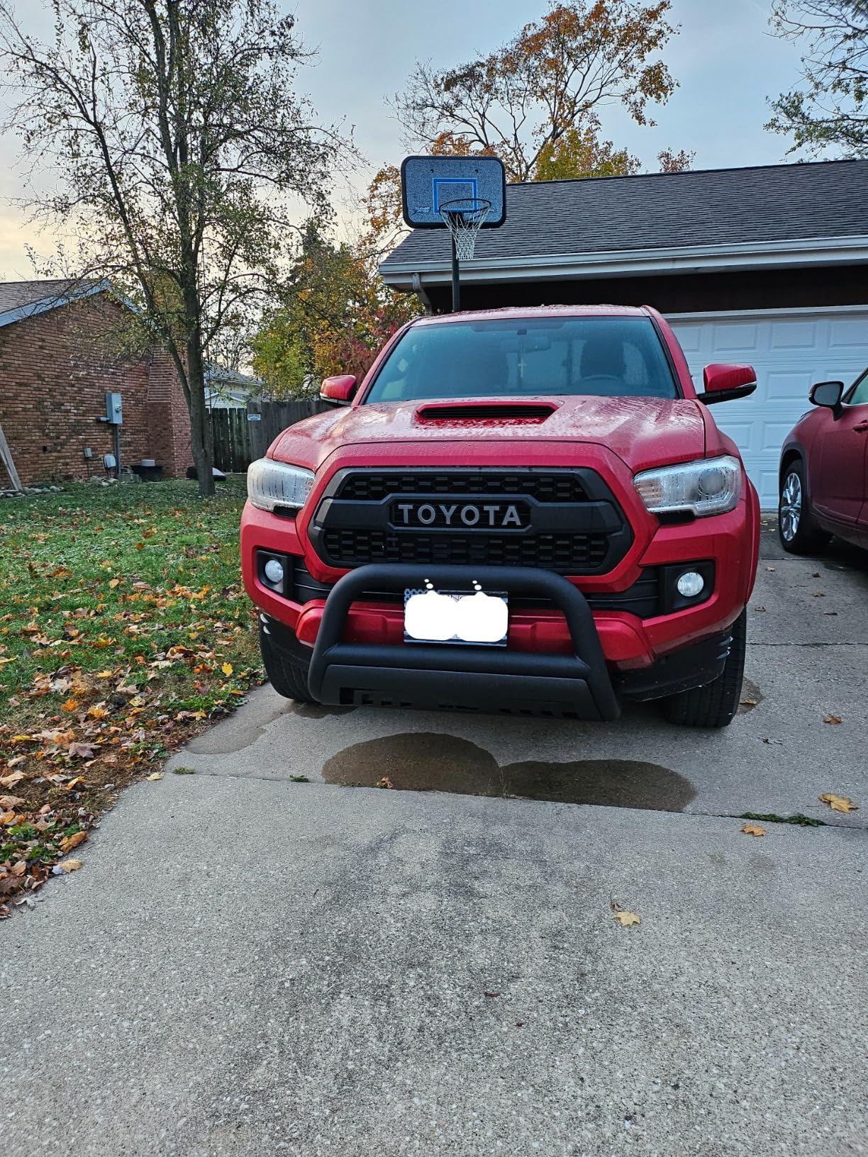 TAC Bull Bar Fits 2016-2023 Toyota Tacoma Truck Pickup 3 Inch Texture Black Front Bumper Grille Guard Brush Guard Off Road Accessories customer photo 2