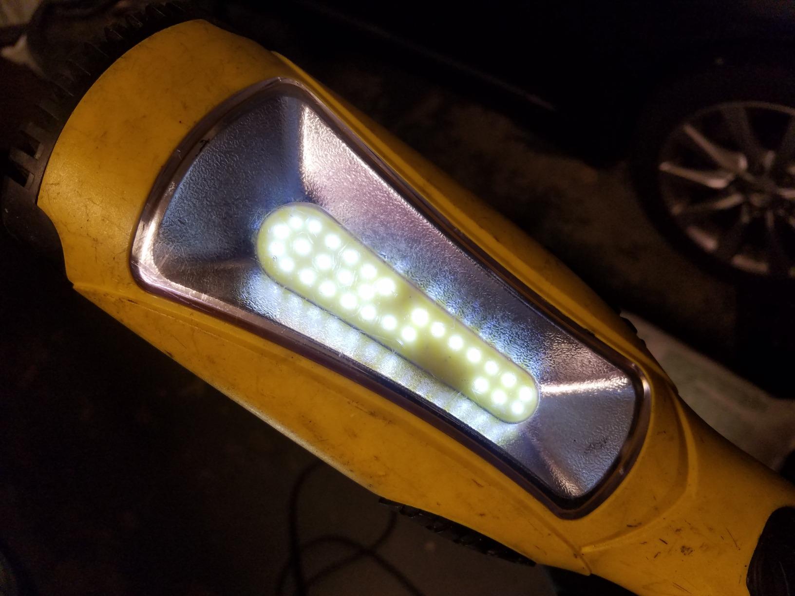 DEWENWILS LED Work Light, Underhood Work Lighting (15 feet), 1200LM, Trouble Light with Cord, Strong Magnet & Swivel Hook, Handheld Corded, for Garage, Workshop, Car Repair Scene, ETL Listed customer photo 2