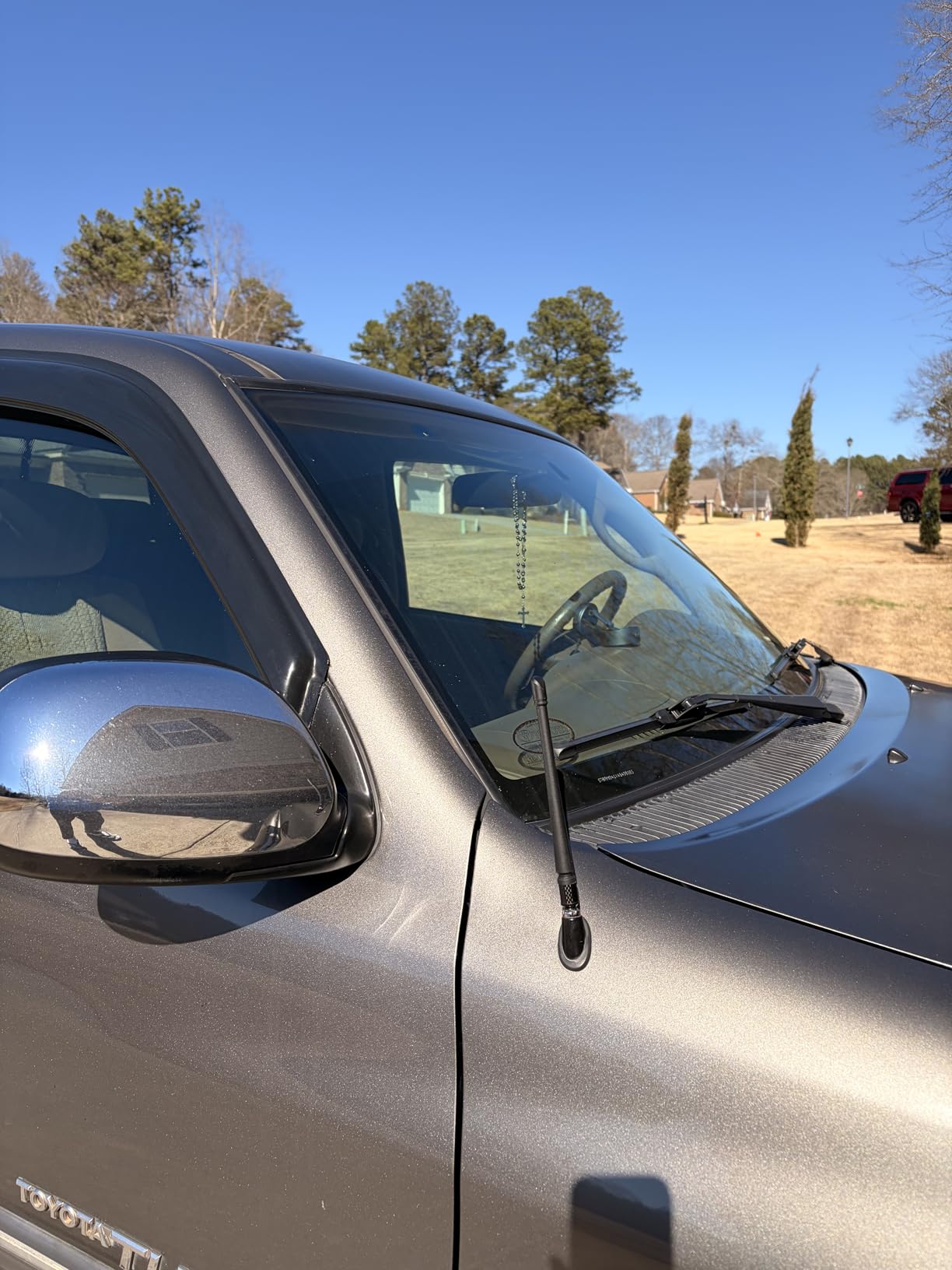 RYDONAIR Short Antenna Compatible with Chevy Silverado & GMC Sierra Trucks All Model Years, Internal Copper Coil for Enhanced Reception, Car Wash Proof, 7 inches Rubber Antenna Replacement customer photo 1