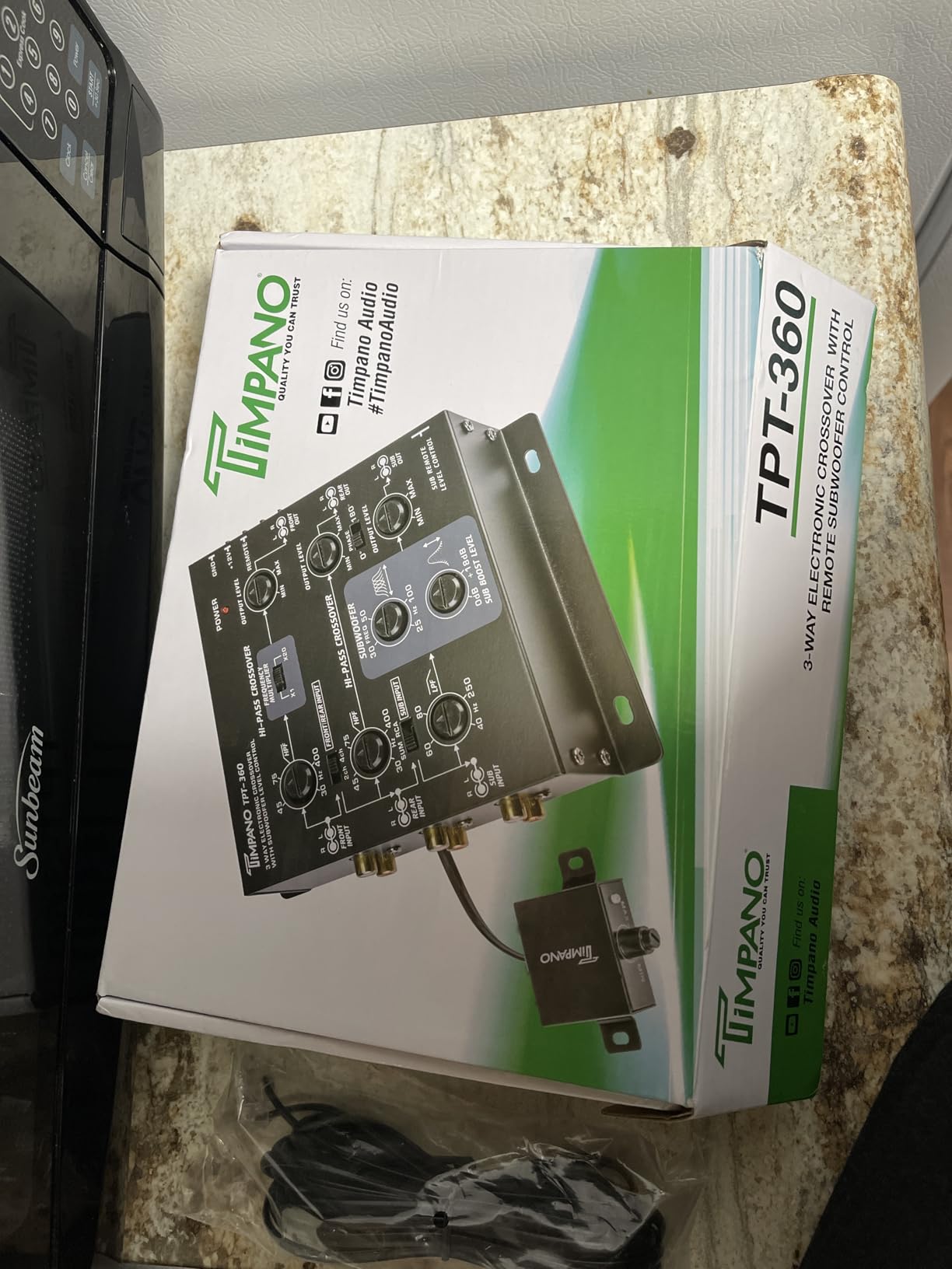 Timpano 3-Way Electronic Crossover Remote Subwoofer Control Equalizer TPT-360 customer photo 1