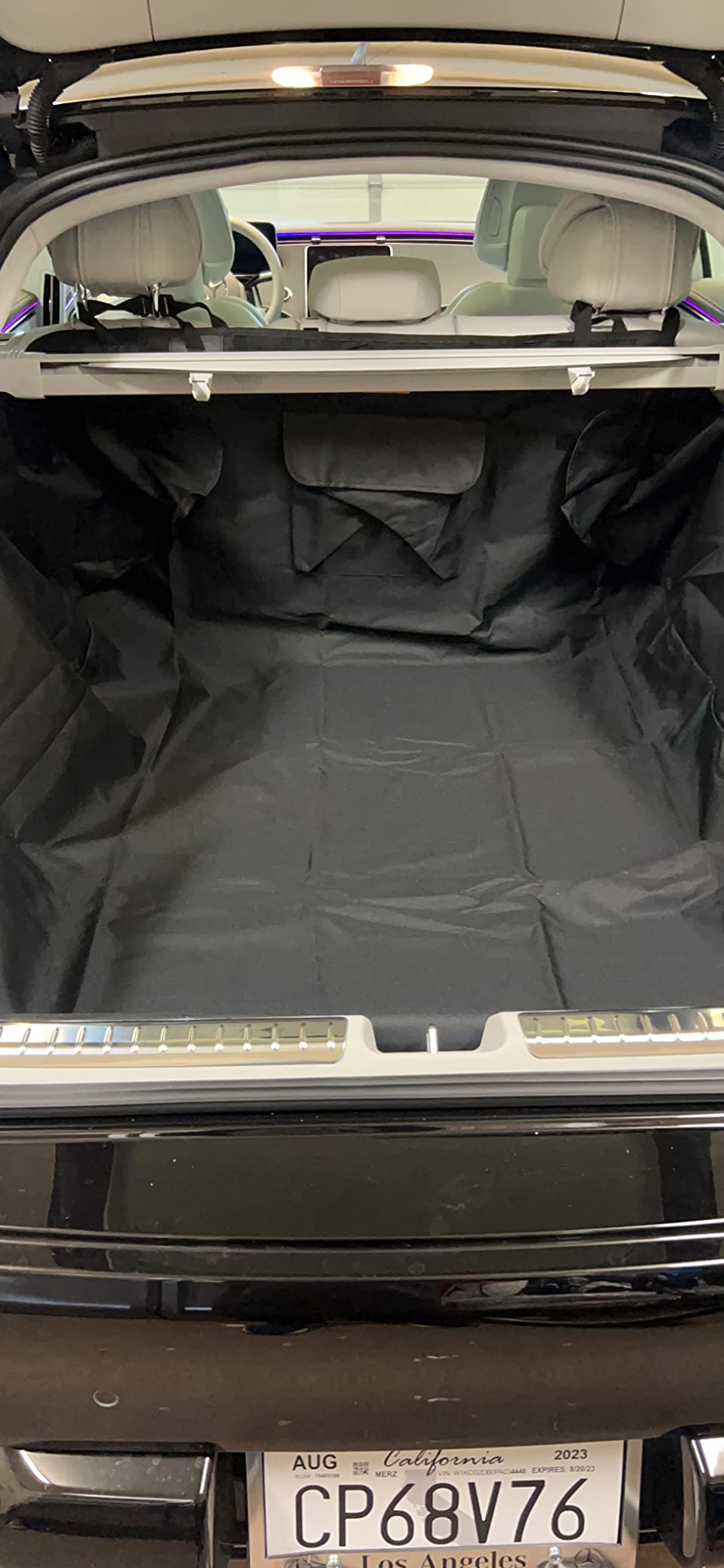 Alfheim Cargo Liner for Dogs, Nonslip Waterproof Pet Boot Liner with Bumper Flap Protector, Durable Washable Cargo Cover Mat Travel, Universal for Medium Small Car SUV customer photo 1