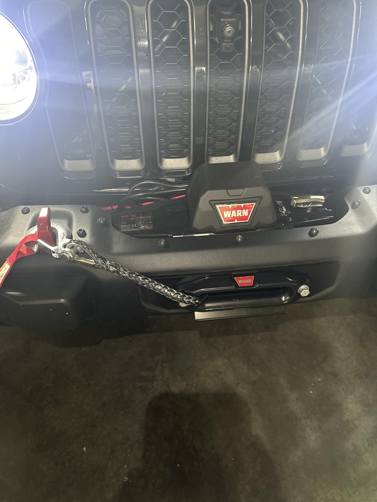 WARN VR EVO 12-S Electric 12V Winch - 12,000 lb Pull Capacity, Synthetic Rope, IP68 Waterproof, High-Performance Off-Road Recovery Winch for Trucks, Jeeps, and SUVs customer photo 1