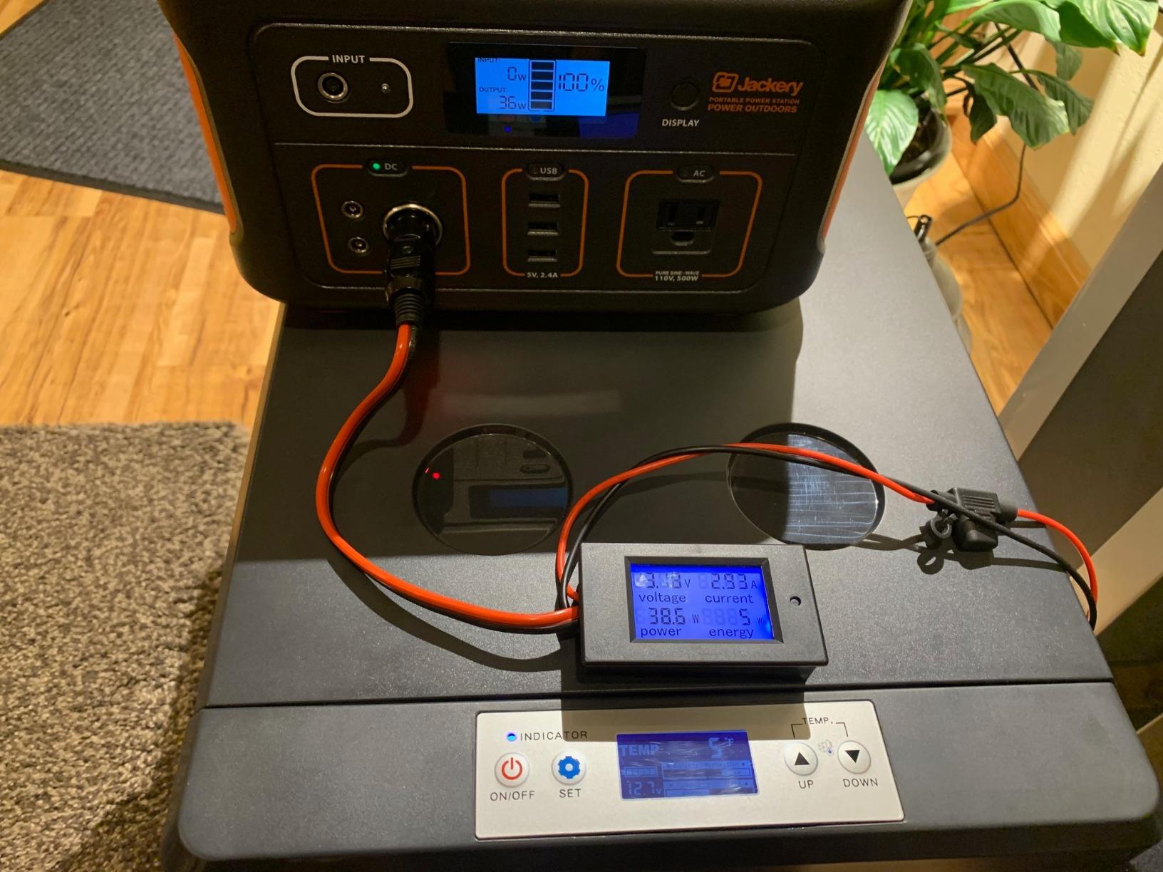 Jackery Portable Power Station Explorer 500, 518Wh Outdoor Solar Generator Mobile Lithium Battery Pack with 110V/500W AC Outlet for Home Use, Emergency Backup, Road Trip Camping (Solar Panel Optional) customer photo 1