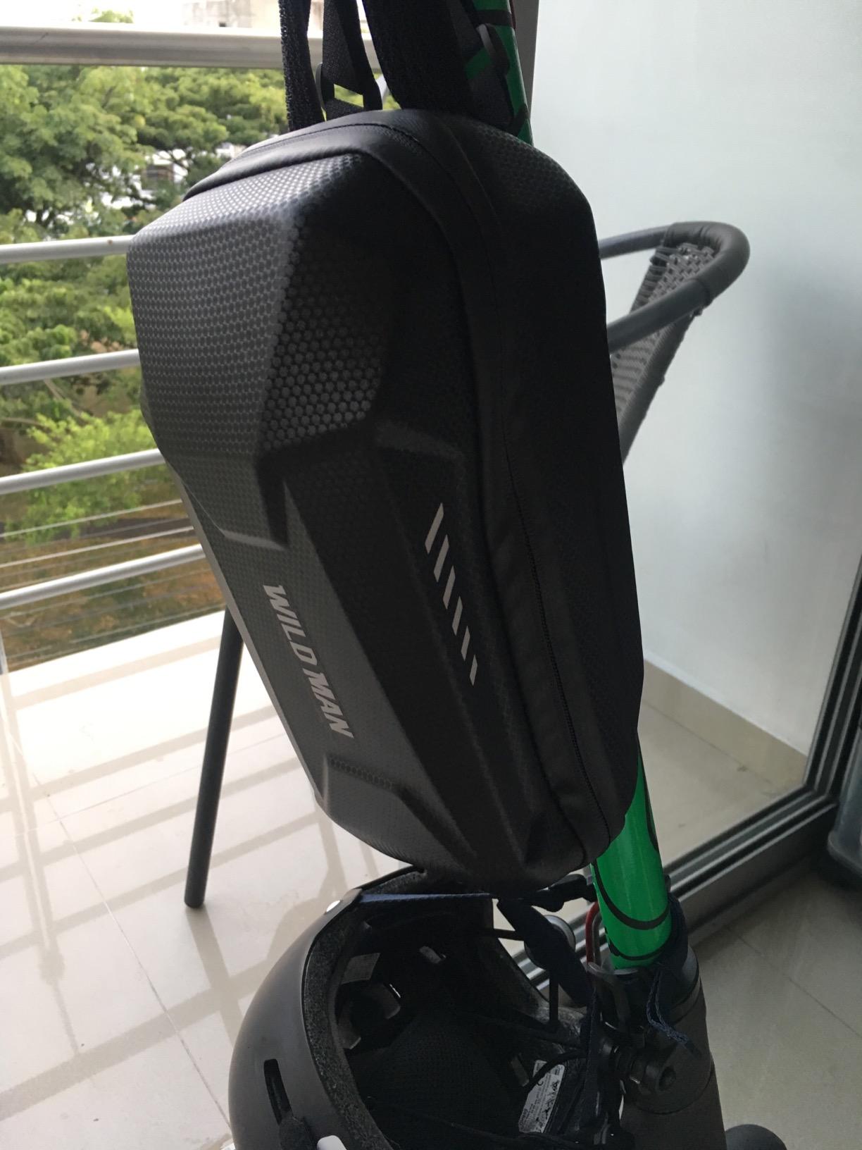 Epessa Universal Scooter Bag, EVA Scooter Handlebar Bag, Waterproof Scooters Front Bags for Carrying Charger Tools Repair Tools/Large Capacity/Portable (2L) customer photo 1