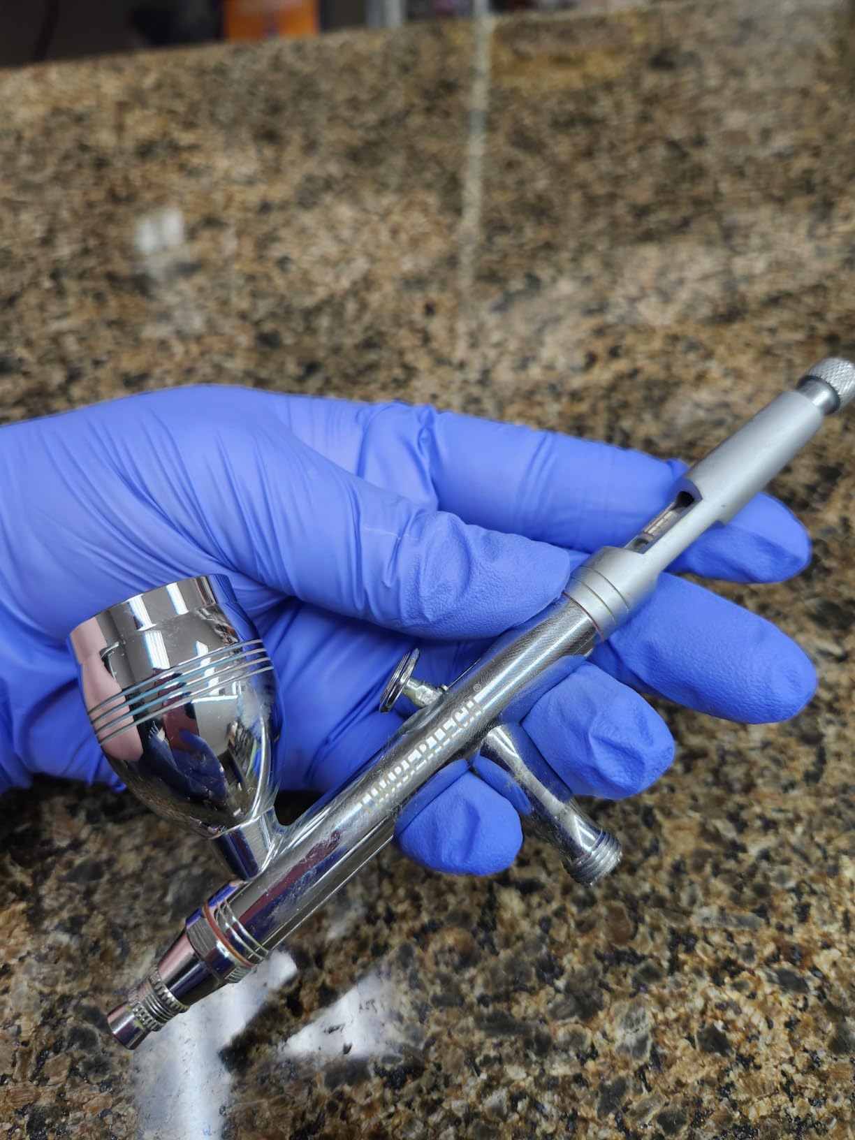 Timbertech Multi-Purpose Airbrush Set, AG-183K Dual-Action Gravity Feed Airbrush Kits with 0.3/0.5/0.8mm Needles, 2/5/13CC Fluid Cup for Cake Decorating, Painting, Tattoo, Models Art customer photo 1