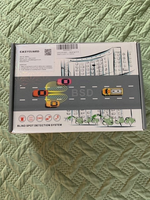 EASYGUARD EBS001 car Blind spot Monitor System Area Detection System Blind spot sensors for Cars Blind spot Alert 24Ghz DC12V customer photo 2