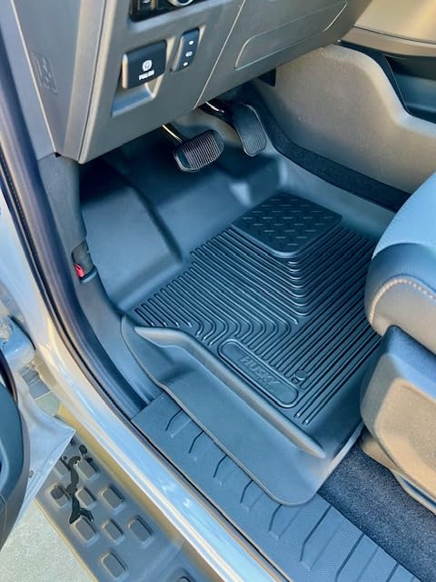 Husky Liners X-act Contour Floor Mats | Fits 2015-2026 Ford F-150, 22-25 Lightning, SuperCrew (Crew Cab) w/Out Fold Flat Storage | Front & 2nd Row, 3-pc Black - 53498 customer photo 2