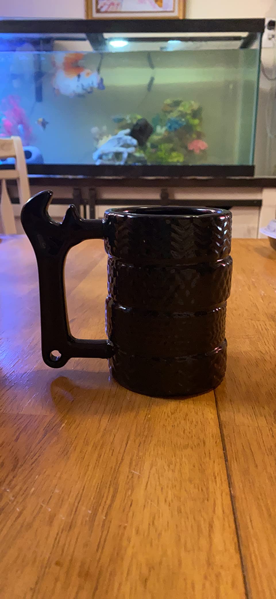 Tire Coffee Tea Mug Gift for Car Lovers Mechanics Car Enthusiasts Gifts for Man Birthday Gift customer photo 1