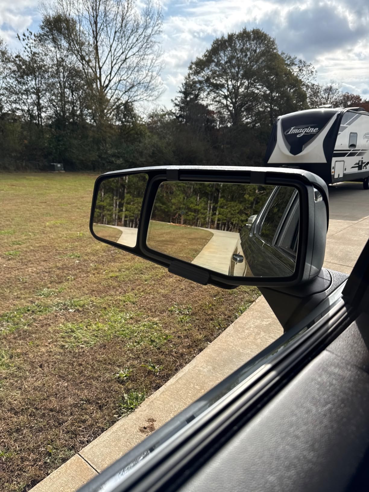 K SOURCE Snap & Zap 80930 Custom Fit Towing Mirror for 2019-2024 Silverado 1500, Sierra 1500, Patented customer photo 2