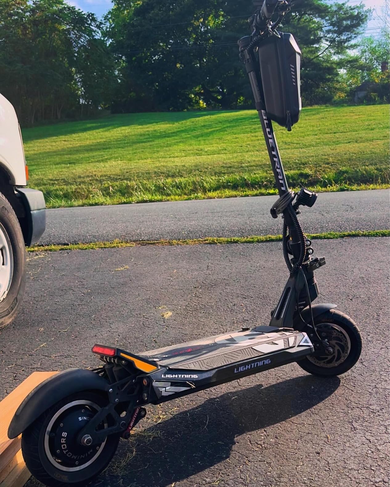 WILD MAN Hard Shell Waterproof Scooter Storage Bag for Scooters Folding Bike (2L) customer photo 2