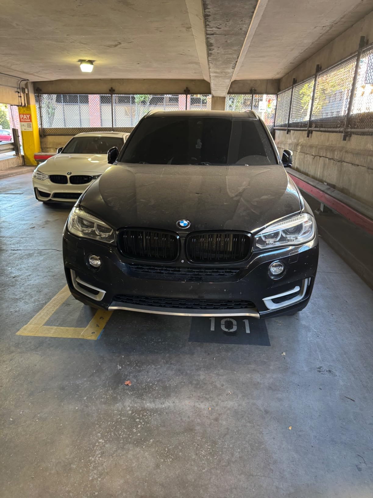 SNA F15 Grill for BMW X5 F15 X6 F16 X5M X6M 2014-2019 (ABS Gloss Black Kidney Grill, Double Slats, 2-pc Set) customer photo 2