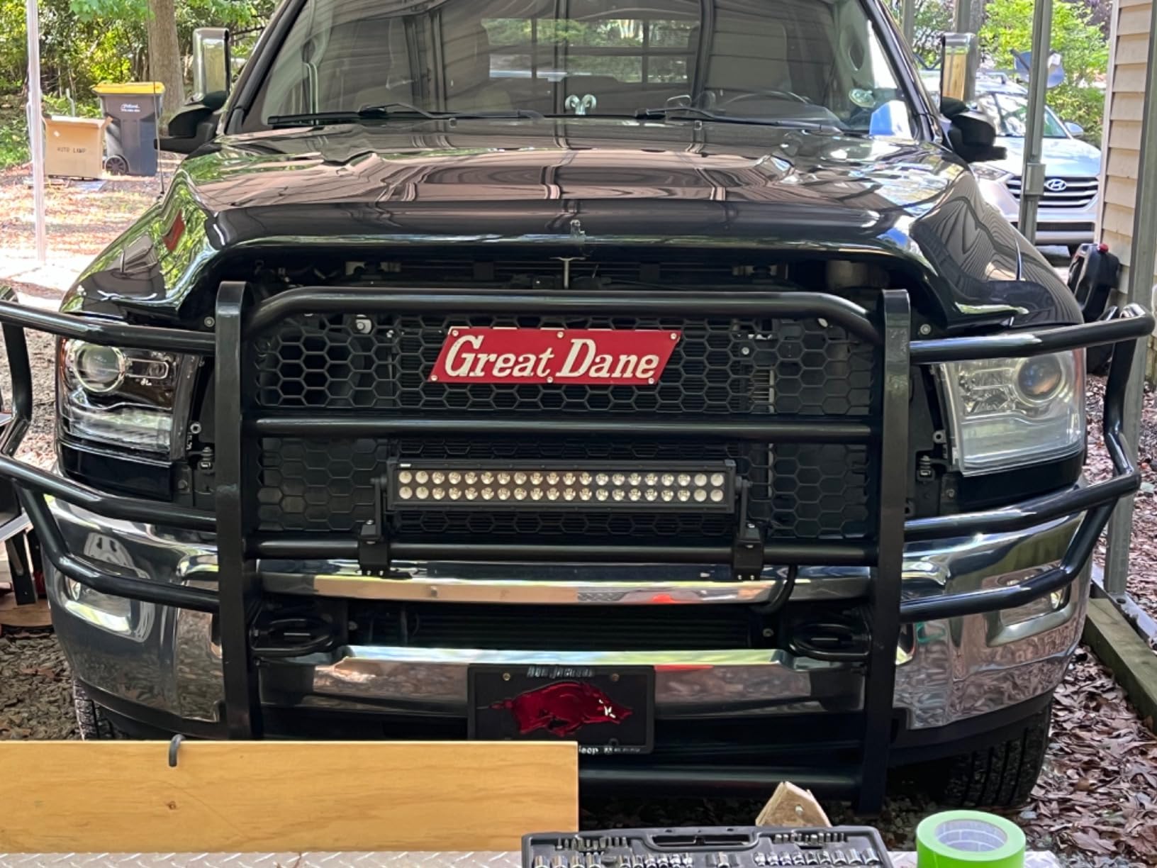 AmeriLite for 2009-2018 Dodge Ram 1500 2500 3500 BOTH Models Switchback LED Polished Black Replacement Projector Headlight Assembly Set customer photo 1