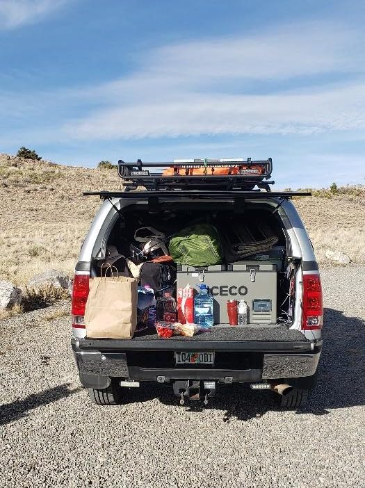 ICECO VL60 Dual Zone Portable Refrigerator with SECOP Compressor, 60 Liters Platinum Compact Refrigerator, DC 12/24V, AC 110-240V, 0F to 50F, Home & Car Use (with Insulated Cover) customer photo 1