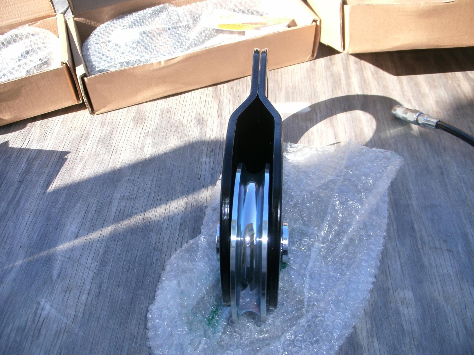 ORCISH 10 Ton Snatch Block, 22,000 LBS Capacity Block and Tackle Pulley System, Work with 0-3/4