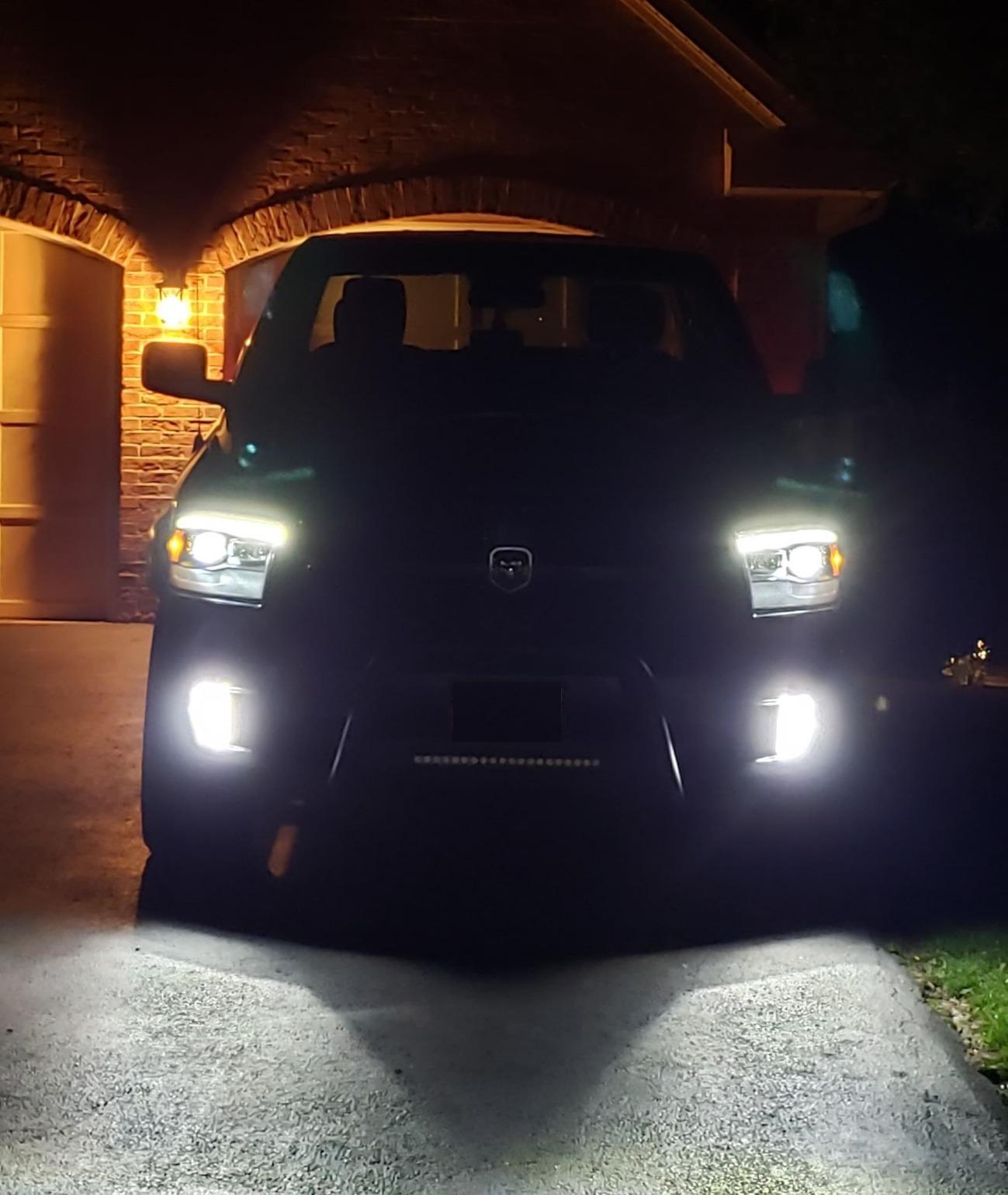 MODIFY STREET AlphaRex Black For 09-18 Ram 1500/10-18 Ram 2500/3500 DRL/Signal LED Dual Projector Headlights customer photo 2