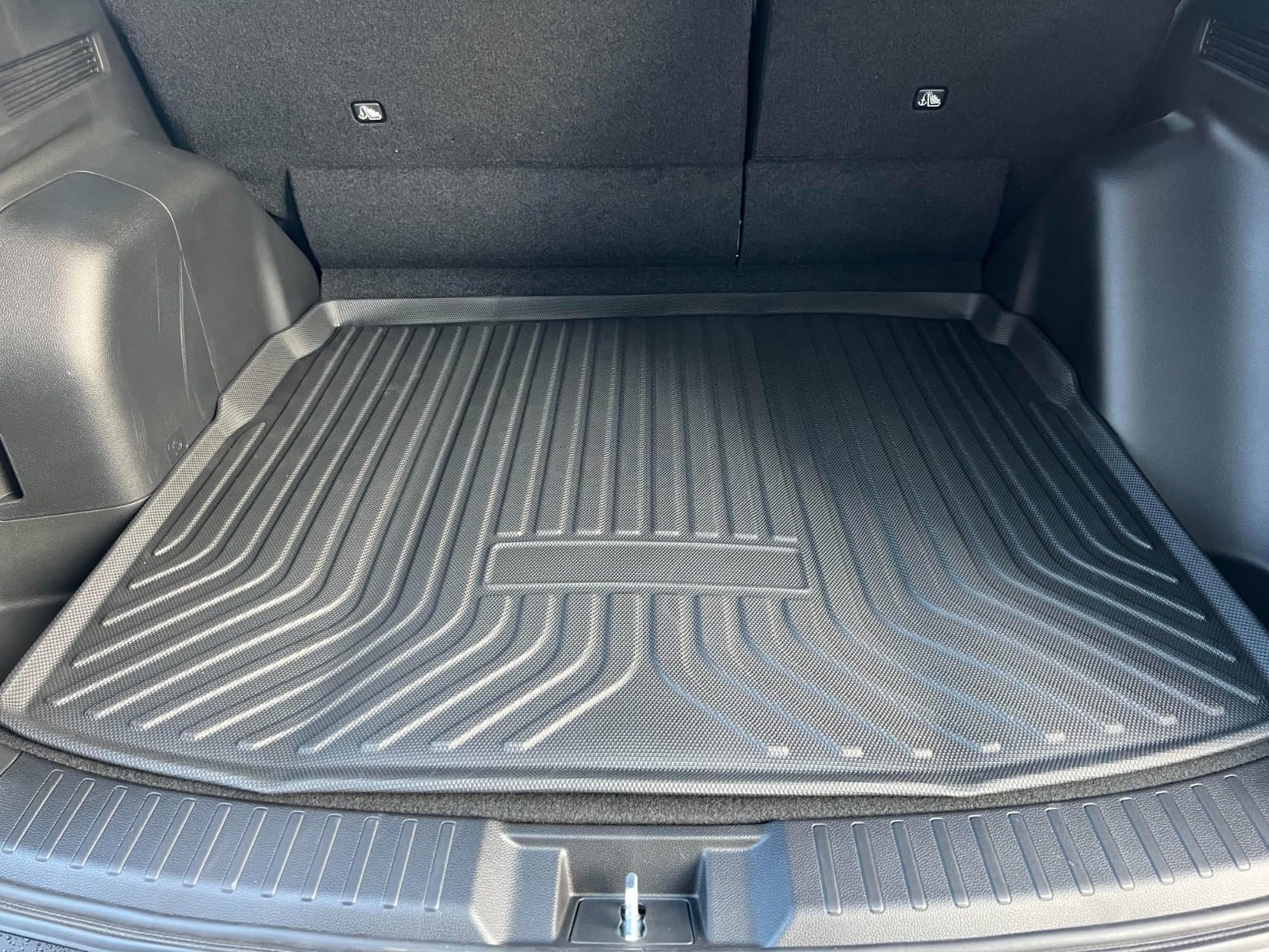 Powerty Trunk Mat Compatible with Toyota Prius 2019-2023 Cargo Liner Accessories All Weather Cargo Mat TPO (Latest XW50 Since November 2018) customer photo 1