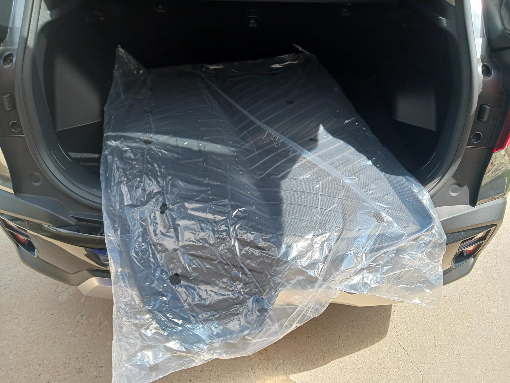 Powerty Trunk Mat Compatible with Toyota Prius 2019-2023 Cargo Liner Accessories All Weather Cargo Mat TPO (Latest XW50 Since November 2018) customer photo 2