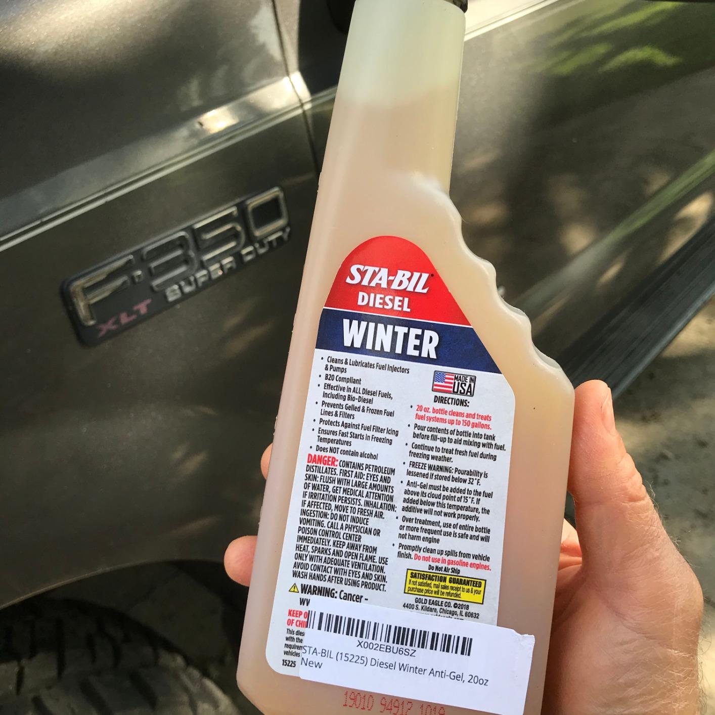 STA-BIL Diesel Winter Ant-Gel - Prevents Fuel Gelling Down to -40 Degrees Fahrenheit - Cleans Injectors - Treats 250 Gallons of Diesel Fuel, 32 fl. oz. customer photo 1