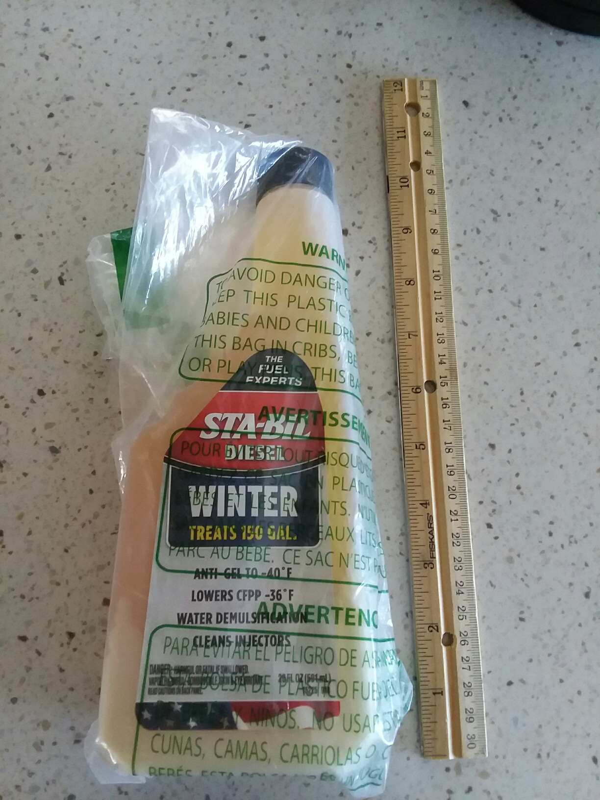 STA-BIL Diesel Winter Ant-Gel - Prevents Fuel Gelling Down to -40 Degrees Fahrenheit - Cleans Injectors - Treats 250 Gallons of Diesel Fuel, 32 fl. oz. customer photo 2