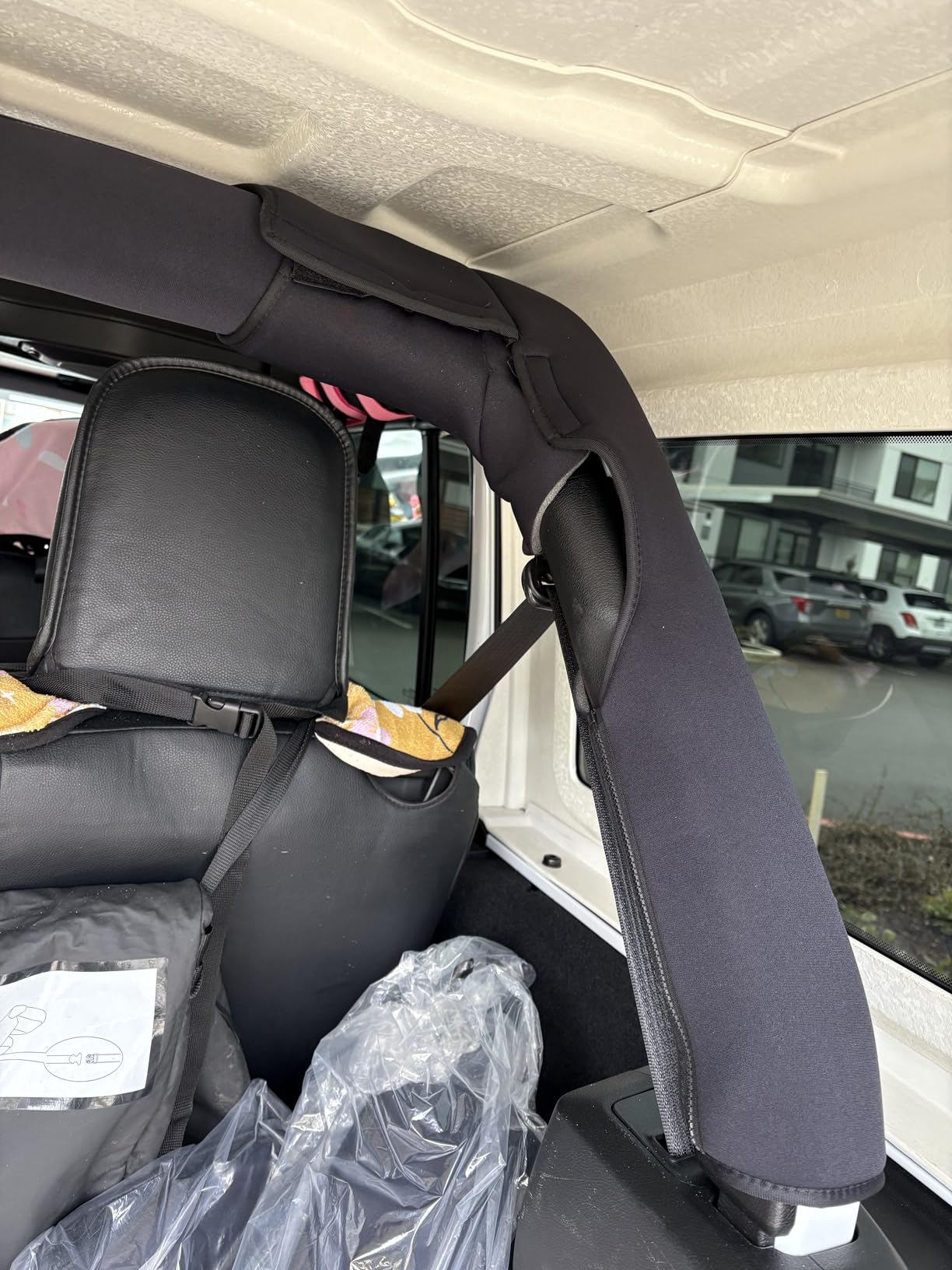 Koverz Roll Bar Cover Set Compatible with Jeep Wrangler JL Unlimited 4-Door JLU 2018-2023 (NOT 2024-2025) - Black customer photo 2