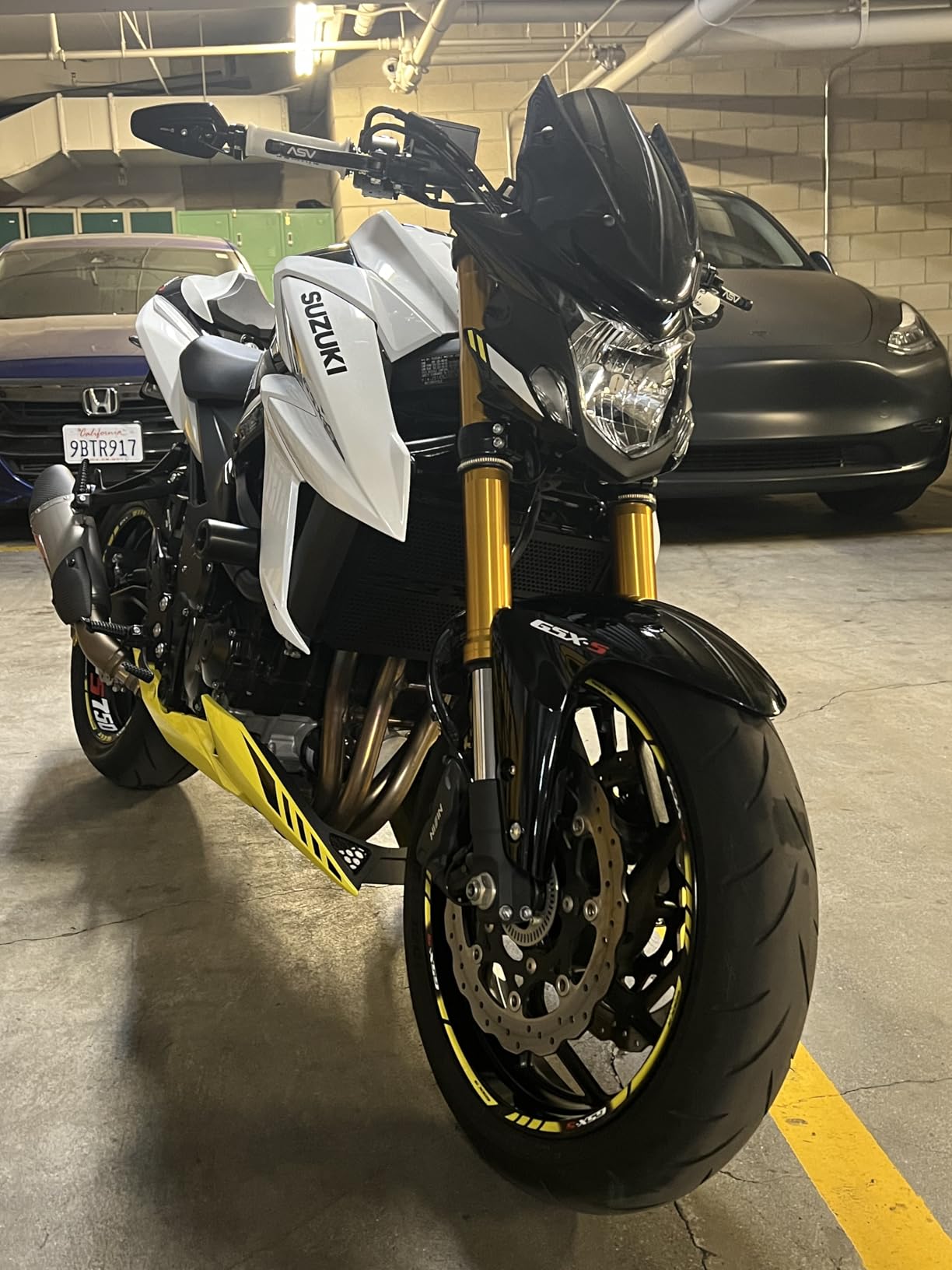 2PC Flexible Switchback Dual-Color White & Amber Motorcycle LED Fork Turn Signal Blinkers DRL Daytime Running Light Waterproof Adjustable Stips Bars kit Universal Fit Motorbike (39mm-70mm) customer photo 1