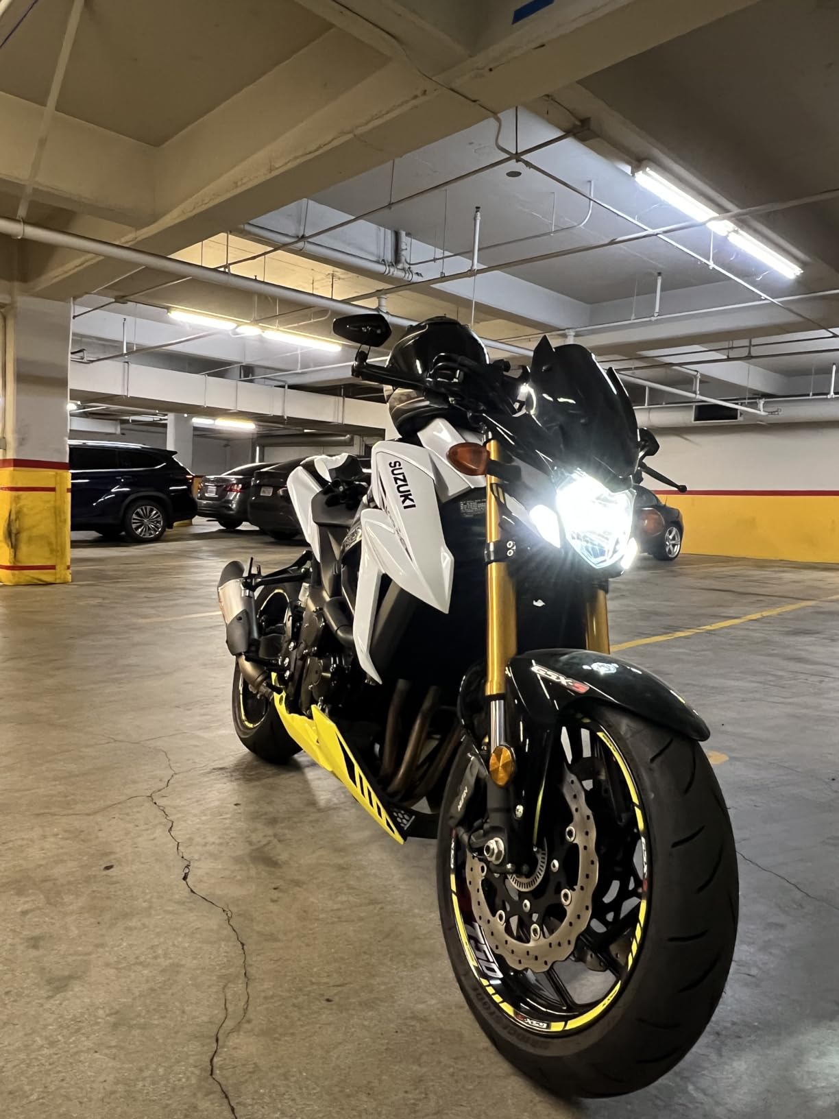 2PC Flexible Switchback Dual-Color White & Amber Motorcycle LED Fork Turn Signal Blinkers DRL Daytime Running Light Waterproof Adjustable Stips Bars kit Universal Fit Motorbike (39mm-70mm) customer photo 2