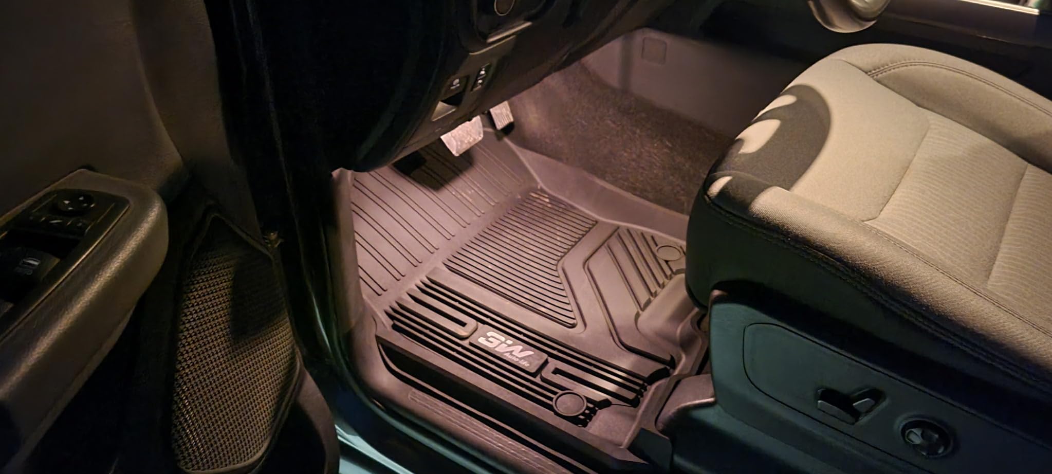 3W Floor Mats Fit for 2019-2024 Dodge Ram 1500 Crew Cab New Body (NOT Classic Models) with Original Storage All Weather TPE Accessories Custom Fit Dodge Ram 1500 Floor Liner Full Set Car Mats customer photo 1