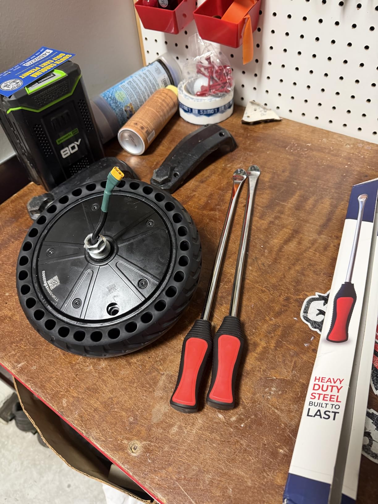 Z-FIRST Solid Tires 8.5 Inches Electric Scooter Wheels Replacement Tire 8-1/2'' Front or Rear Honeycomb Tires for Xiaomi Mijia M365, Gotrax GXL V2 and More (1) customer photo 1