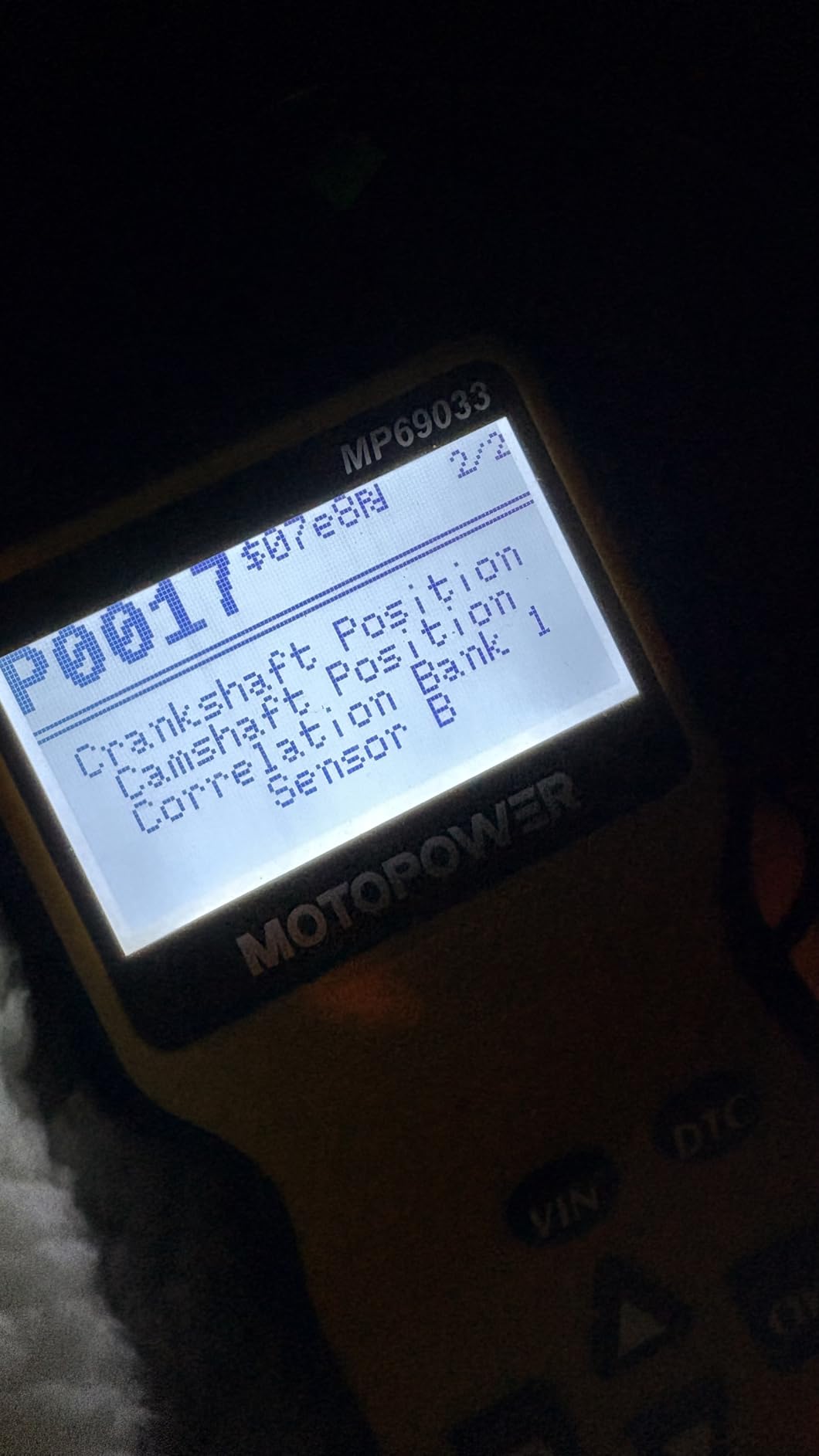 MOTOPOWER MP69033 Car OBD2 Scanner Code Reader Engine Fault Scanner CAN Diagnostic Scan Tool for All OBD II Protocol Cars Since 1996, Yellow customer photo 2