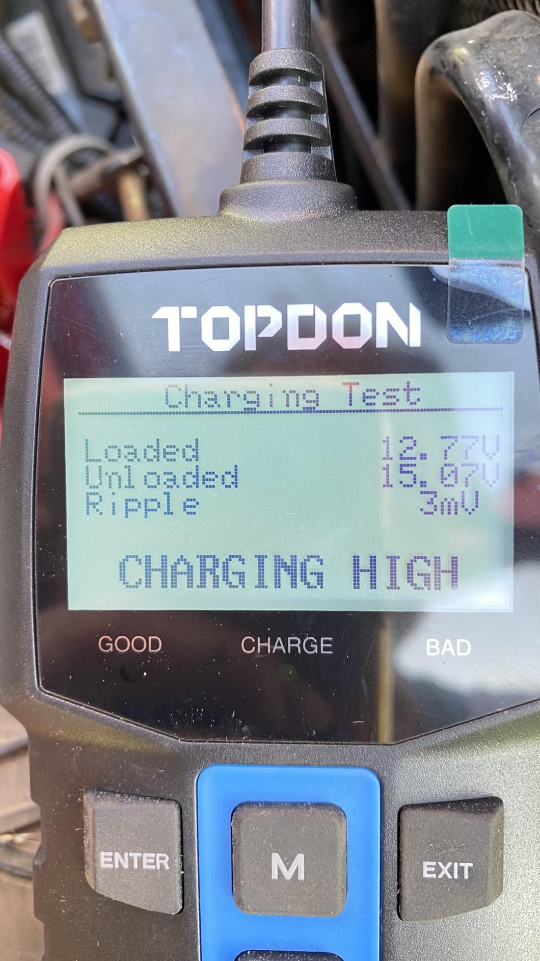 TOPDON BT100 Car Battery Tester 12V Load Tester, 100-2000 CCA Automotive Alternator Tester Digital Auto Battery Analyzer customer photo 1