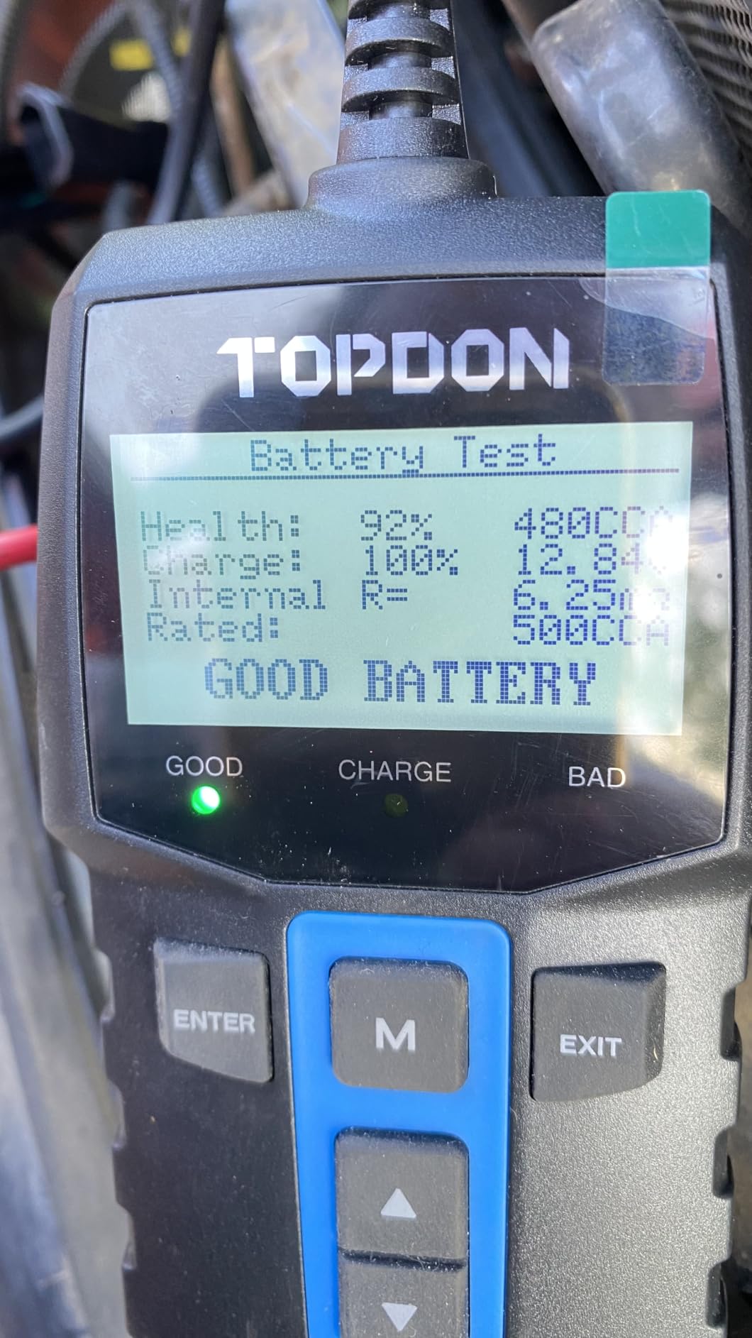 TOPDON BT100 Car Battery Tester 12V Load Tester, 100-2000 CCA Automotive Alternator Tester Digital Auto Battery Analyzer customer photo 2