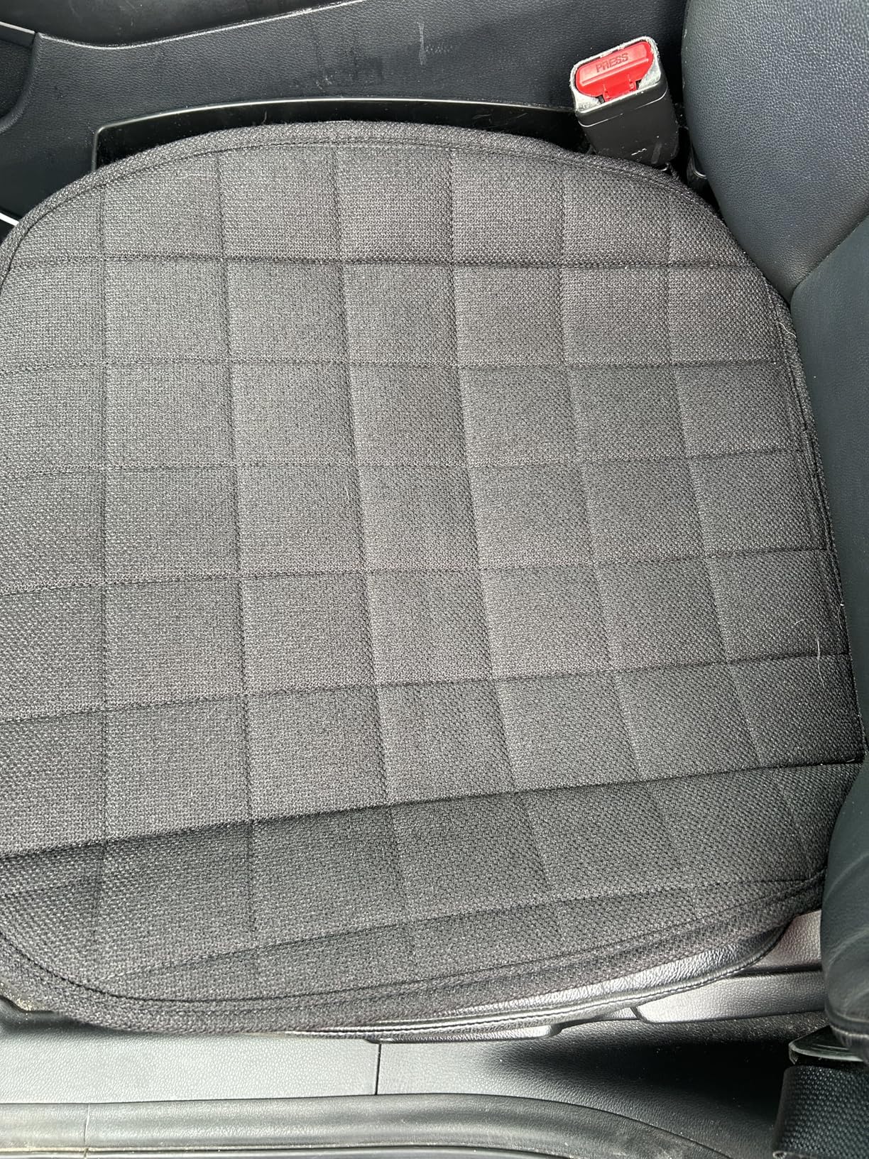 Suninbox Car Seat Cover,Linen Bottom Car Seat Covers,Universal Cloth Car Seat Cushion Cooling Breathable Ventilated Front Seat Only[Gray] Automotive, SUV, Truck, and Van customer photo 1