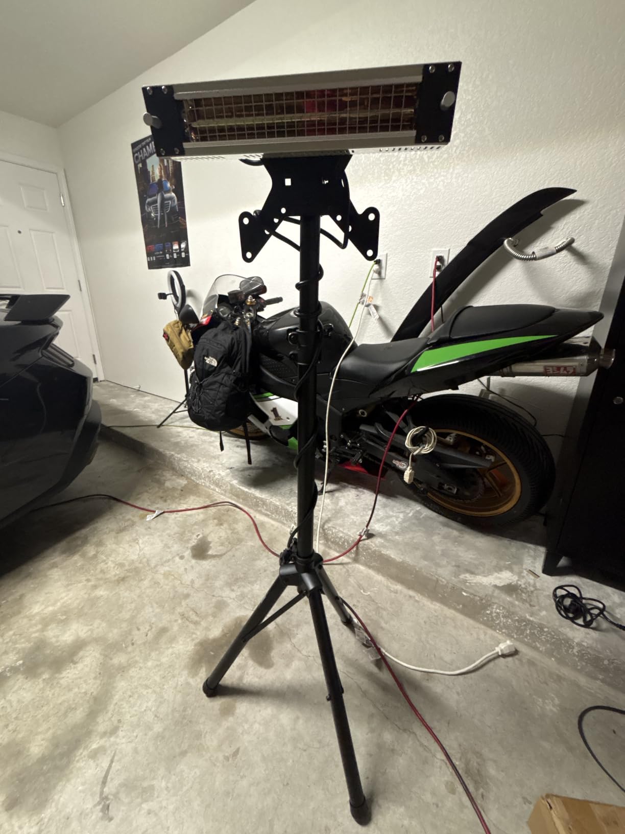 Solary Infrared Paint Curing Lamp, 1000W 110V Hand-held Short Wave Infrared Heater for Automotive Spray, Car Bodywork Repair Paint Dryer customer photo 2