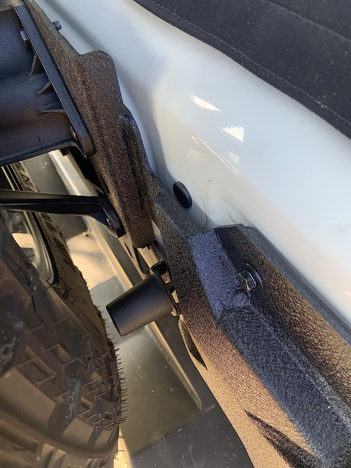 Tyger Auto TG-TR8J84078 Oversize Tire Carrier Kit Compatible with 2007-2018 Jeep Wrangler JK (Not for JL) | Textured Black Fits up to 37inch Spare Tire customer photo 2