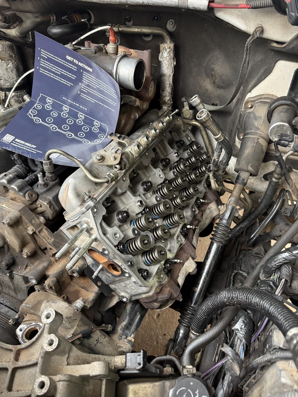 Head Stud Replacement Kit for 2001-2016, 6.6L LB7 LLY LBZ LMM LML Chevy Duramax Diesel Models with Head Studs Nuts Washers & Assembly Lubricants Xotic Performance CP877 customer photo 1