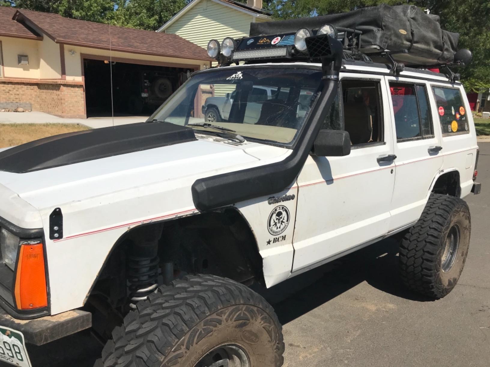 Anbull Snorkel Kit for Jeep Cherokee XJ 1984-2001 Petrol 4.0L-I6 - Off-Road Air Intake System customer photo 1