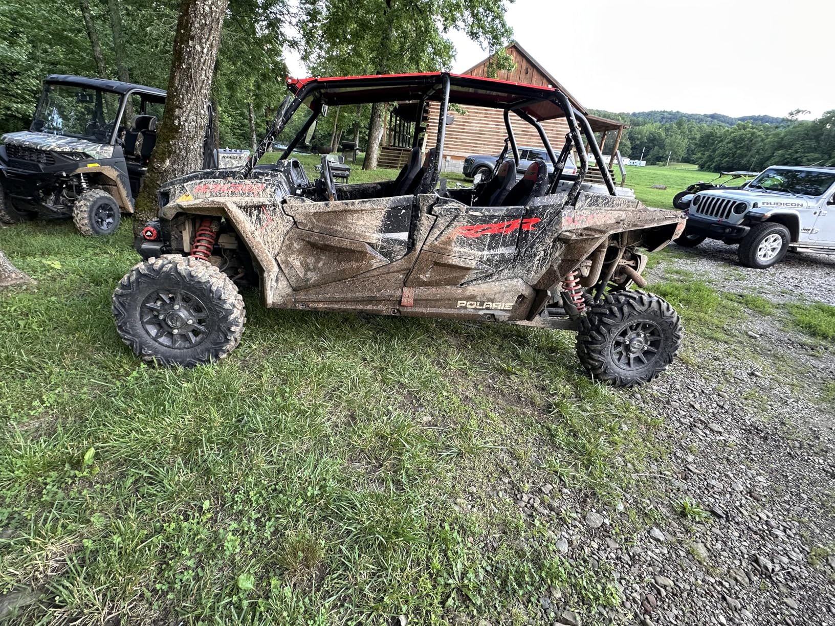 KEMIMOTO Front Windshield Compatible with 2019-2023 Polaris RZR XP 1000 / RZR XP Turbo 2 and 4 Seater, Impact UV Resistant Hard-Coated PC Pre-Installed Rubber Strip Full Windshield customer photo 1