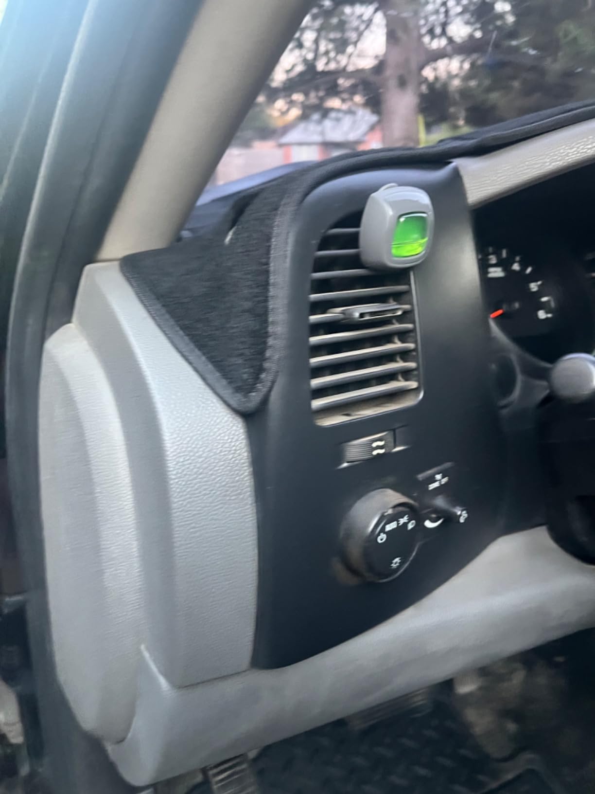 Dashboard Cover for GMC Sierra and Chevrolet Silverado- Fits 2007-2013 Models with Two Glove Boxes. Custom Fit Dash Mat, Won't Break Dash Sensors(Premium Carpet, Black) customer photo 1