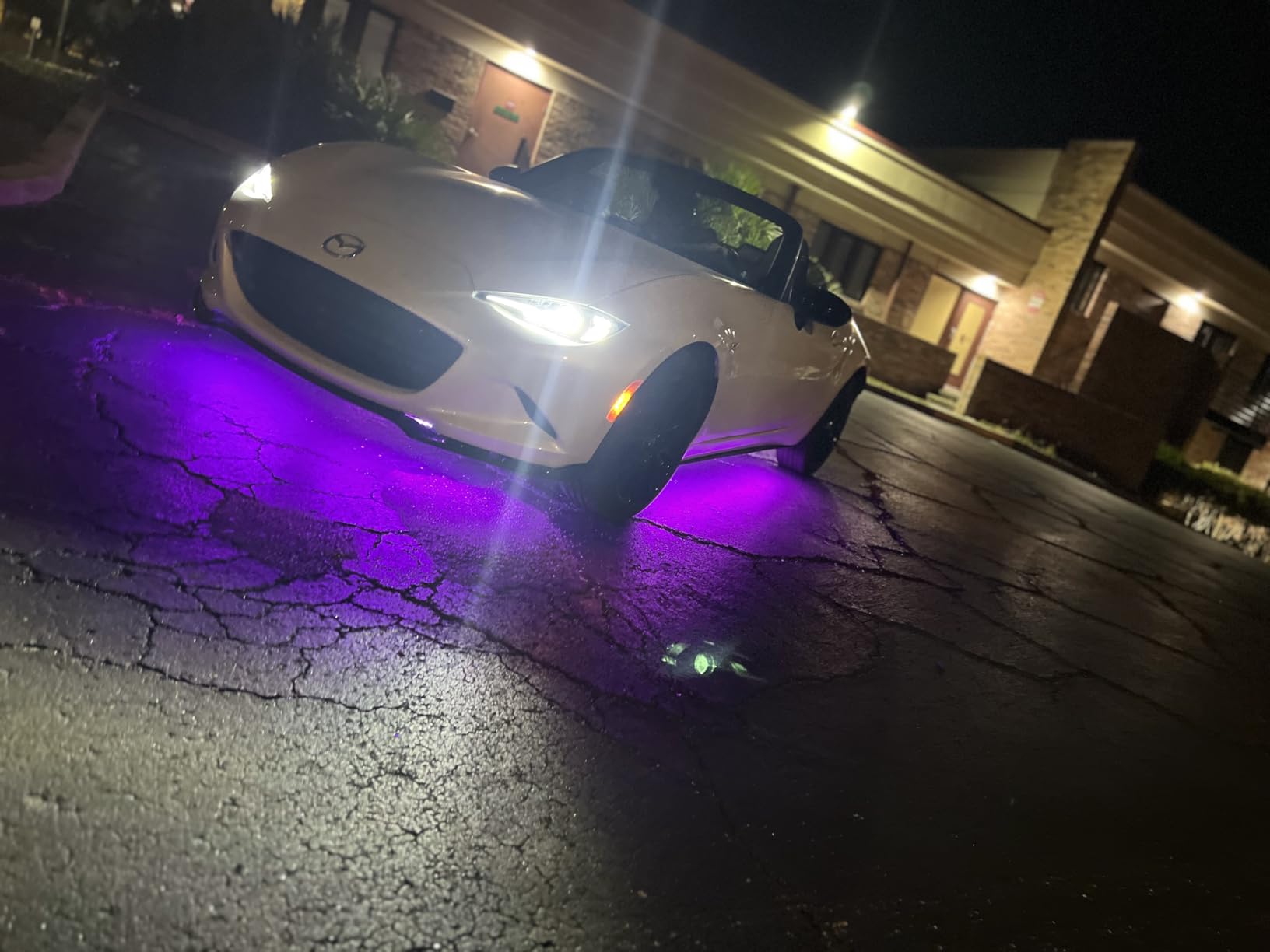 Car Underglow Lights, Bluetooth Dream Color Chasing StripLights Kit, 6 PCS Waterproof Exterior Car Lights with APP Control, 12V 300 LEDs Underbody Lights for All Cars customer photo 2