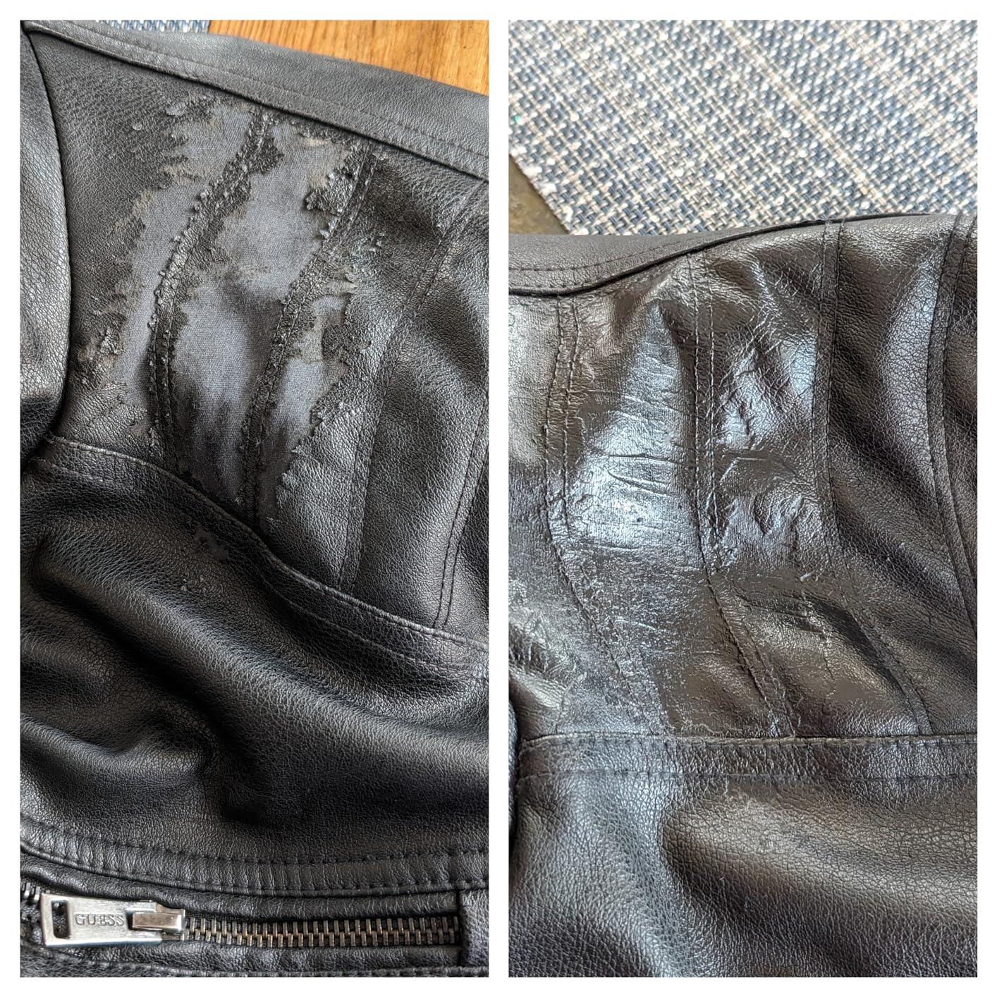 ARCSSAI Black Leather & Vinyl Repair Kit, Sofa, Jacket, Car Seats and Purse. Leather Repair Kit. Super Easy Instructions to Match Any Color, Restore Any Material, Bonded, Italian, Pleather, Genuine customer photo 1