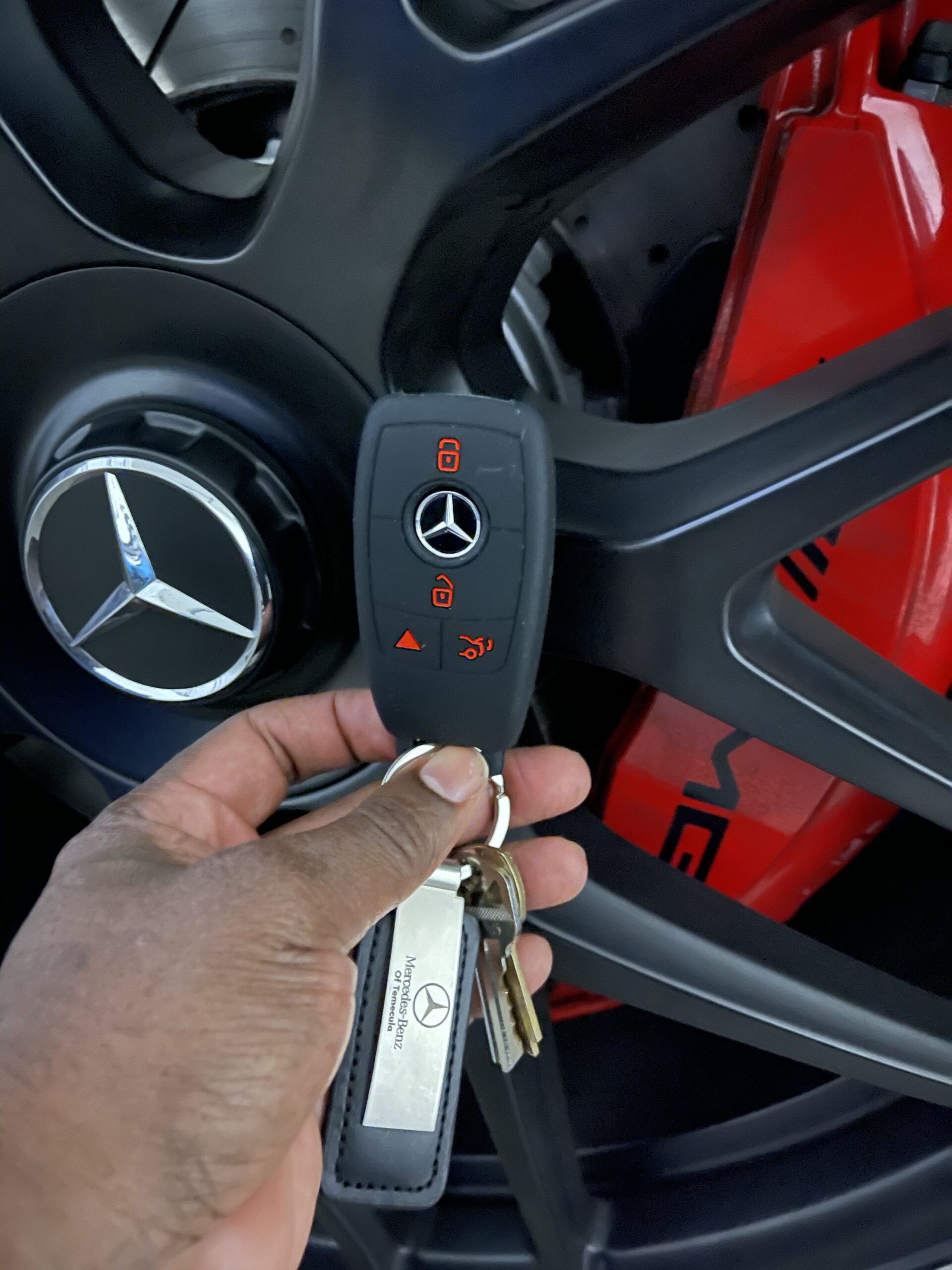 Lcyam Silicone Remote Key Fob Covers Smooth Soft Rubber Case Fits for Mercedes-Benz A220 E63S AMG E-Class GLE 350 4MATIC customer photo 2