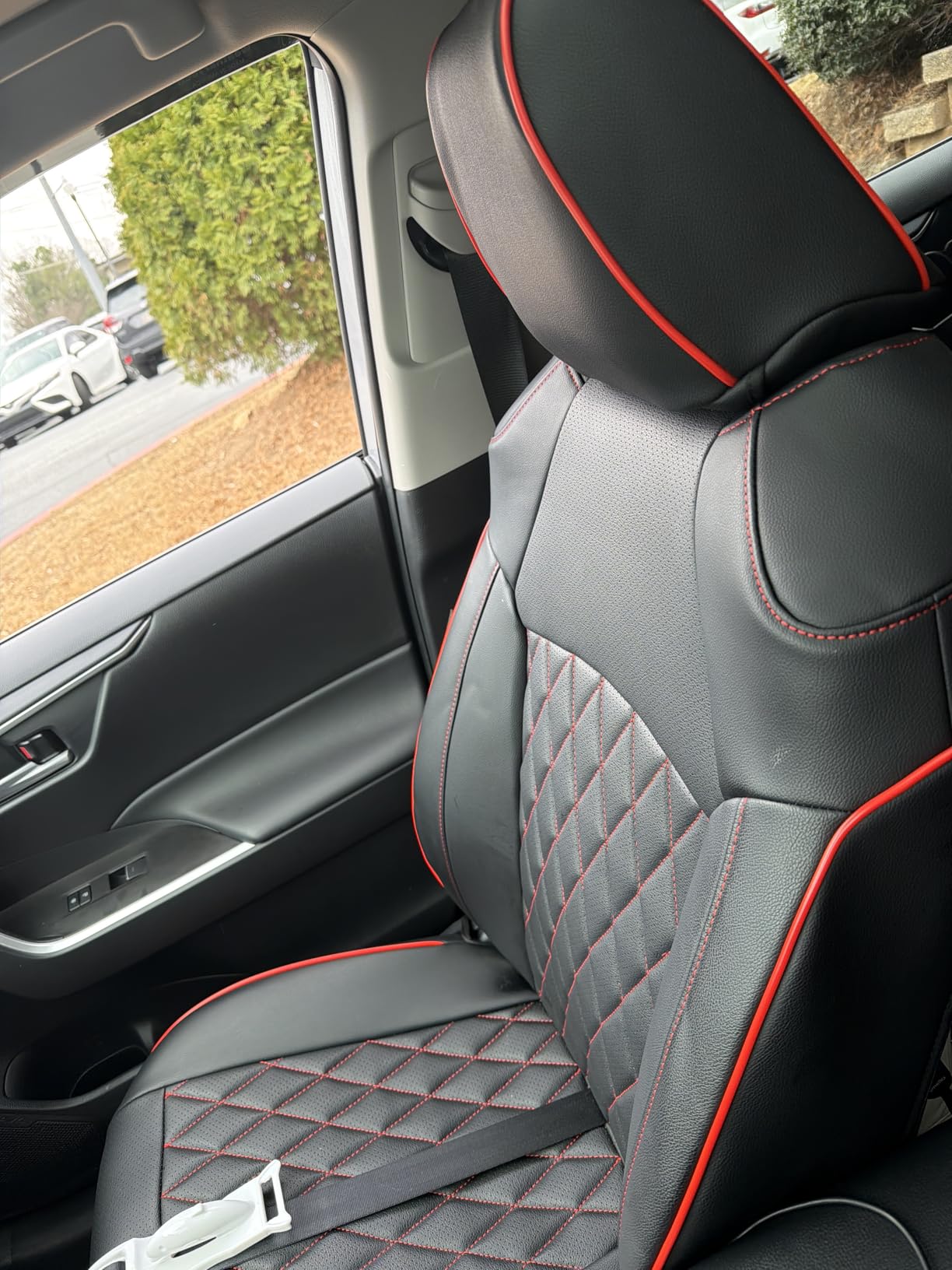 EKR Rav4 Seat Covers Custom Fit for Toyota Rav4(Gasoline) 2019 2020 2021 2022 2023 2024 2025 LE,XLE,XLE Premium,Limited,Car Seat Cover Full Set for SUV,Neoprene customer photo 1