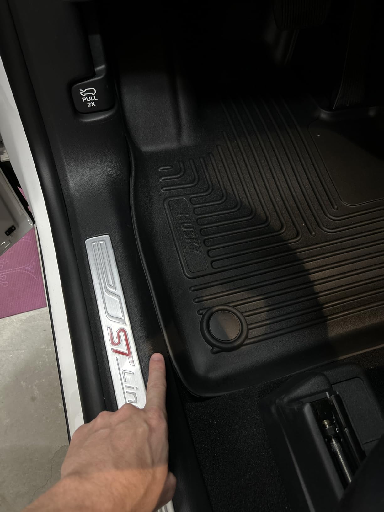 Husky Liners Weatherbeater Floor Mats | Fits 2020-2026 Ford Explorer w/2nd Row Bucket w/Floor Console or 2nd Row Bench | 3rd Row, 1-pc Black - 19321 customer photo 1