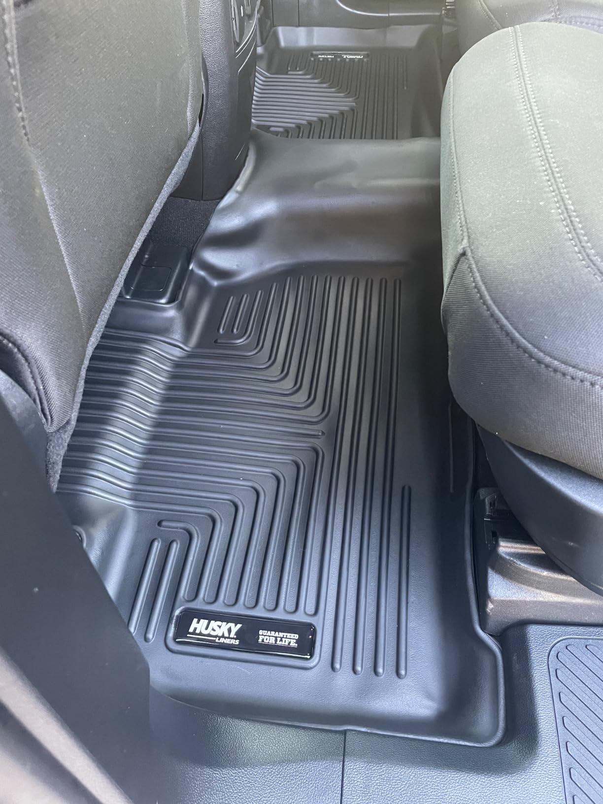 Husky Liners Weatherbeater Floor Mats | Fits 2020-2026 Ford Explorer w/2nd Row Bucket w/Floor Console or 2nd Row Bench | 3rd Row, 1-pc Black - 19321 customer photo 2