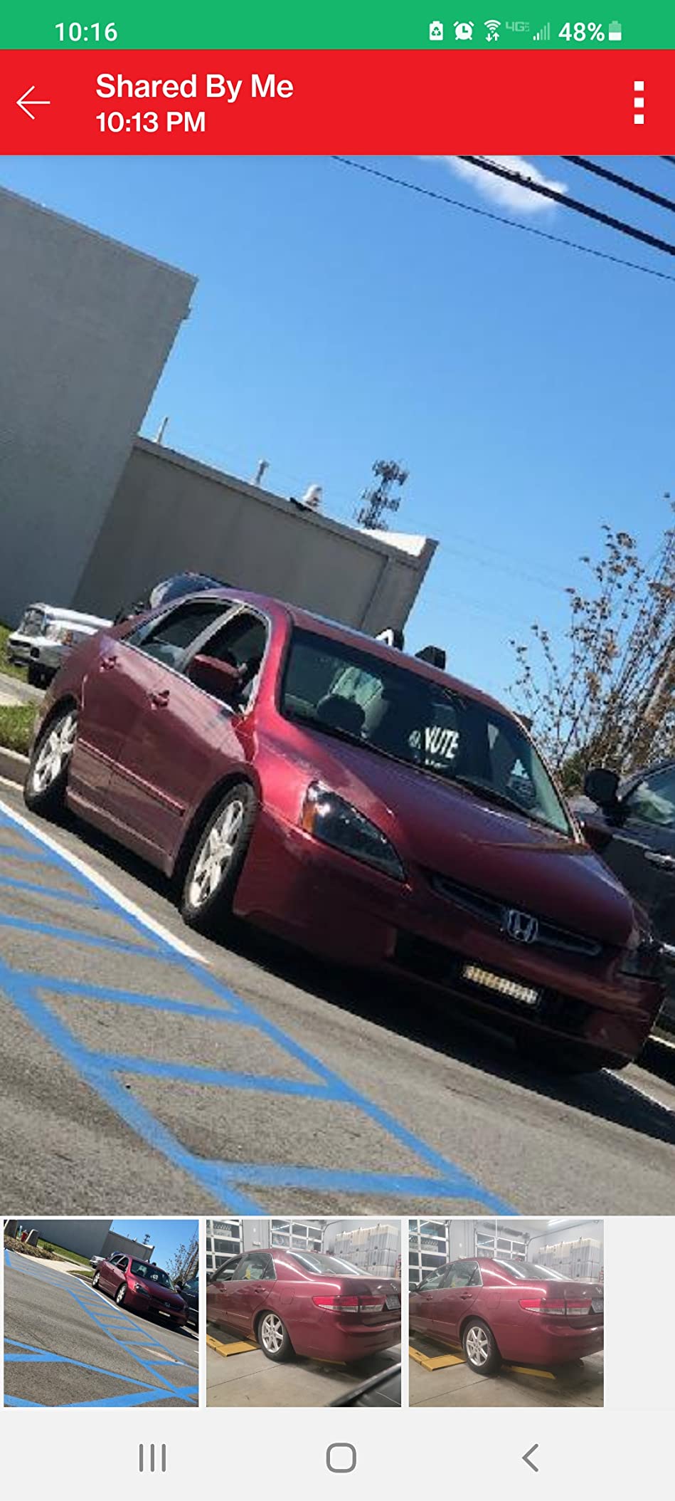 maXpeedingrods Coilovers for Honda Accord CM4/CM5/CM6/CM7/CM8 2003-2007, Height Adjustable Coilovers Suspension Kit, Preset Damping Shock Absorber Struts, Lowering Kit Red customer photo 2