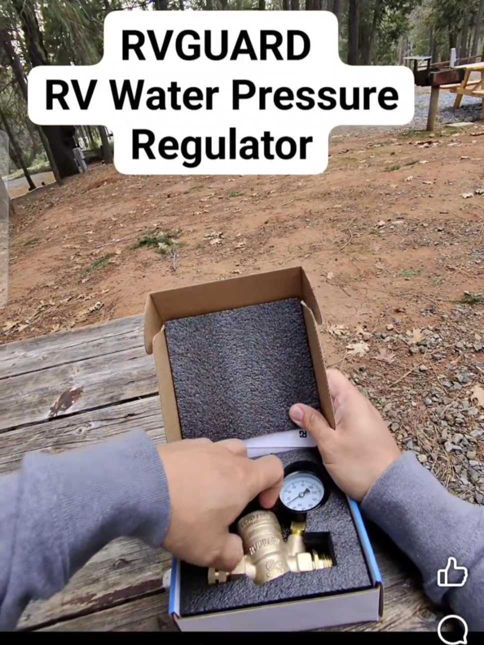 RVGUARD RV Water Pressure Regulator Valve, CSA Approved, Lead-Free Brass | Adjustable Water Pressure Reducer with Gauge, With Inlet Screen Filter, For RV Camper Travel Trailer customer photo 2