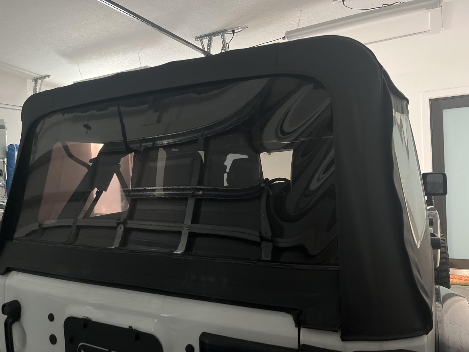 MasterTop Soft Top Rear Replacement Window - Fits Jeep Wrangler JK 2-Door & 4-Door 2013-2018 - Black MasterTwill customer photo 1
