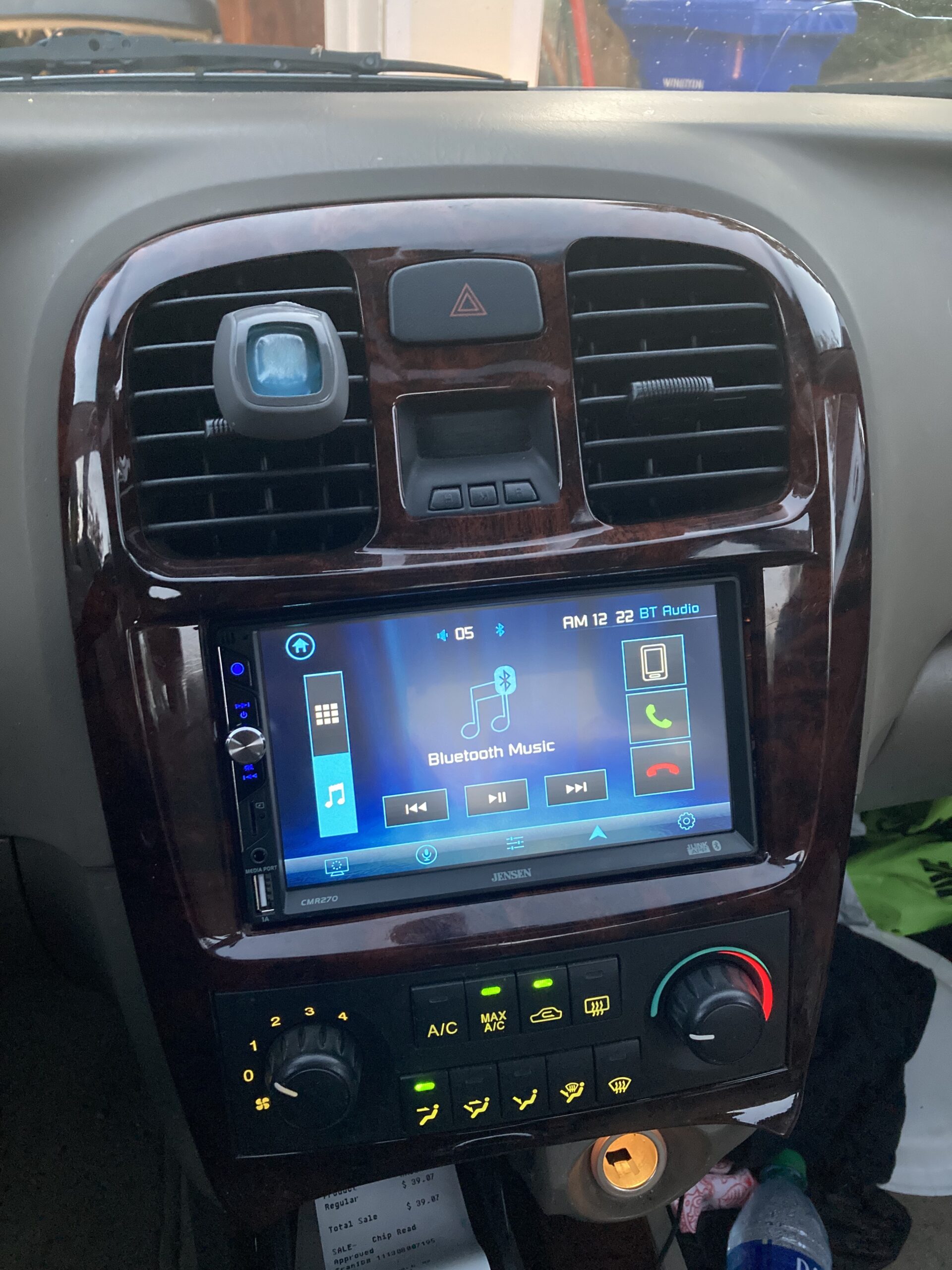 Jensen CMR270 7-inch LED Digital Media Touch Screen Double DIN Car Stereo Radio | Push to Talk Assistant | Backup Camera Input | Bluetooth | USB Fast Charging | microSD | No CD/DVD customer photo 1