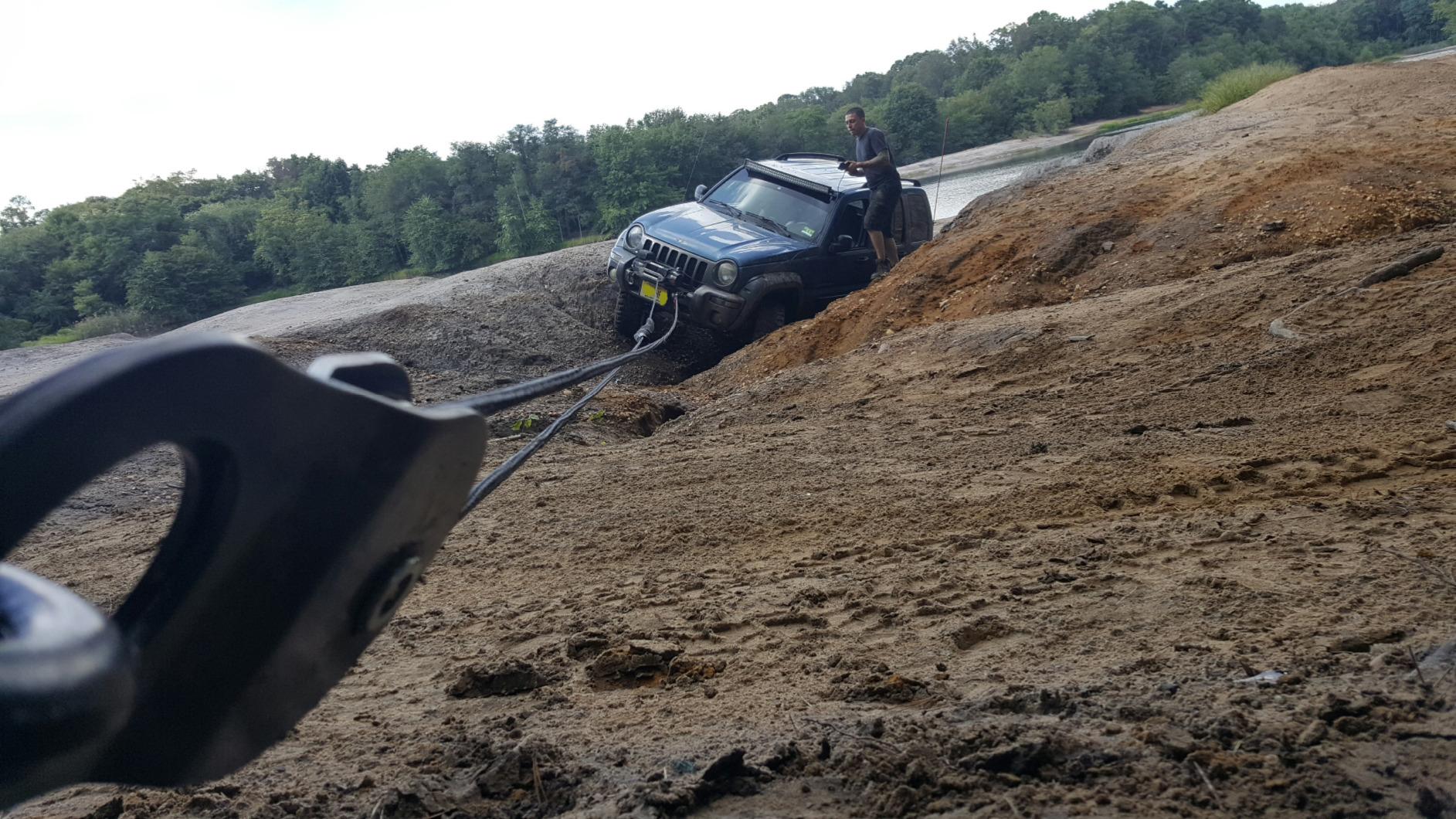 TGL 4 ton ATV UTV Winch Snatch Block Pulley, Tackle Pulley System for Synthetic Rope or Steel Cable. Use with Your Winch or Come Along Winch. Small Winch Snatch Block Pulley 2-Pack customer photo 2