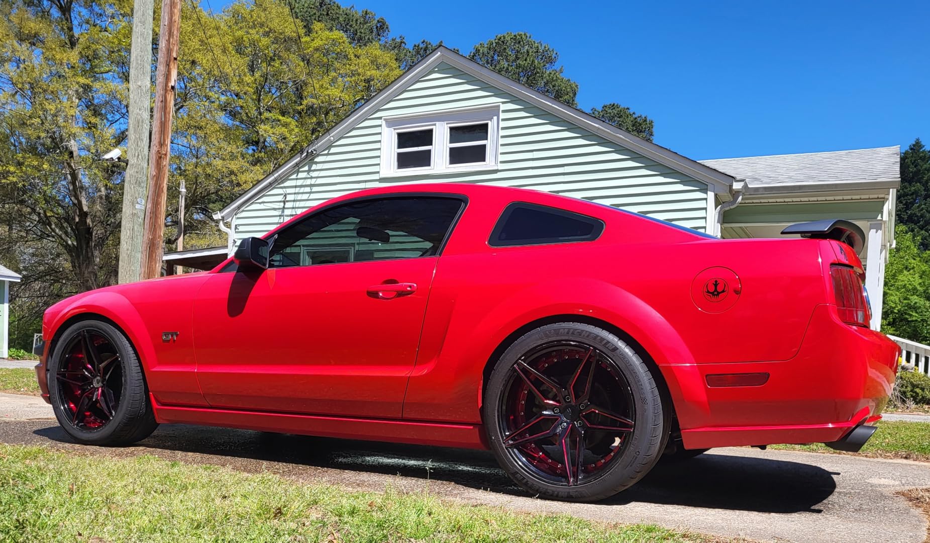 Lowering Springs Suspension Upgrade | Progressive Rate Coil Springs for Improved Handling and Aggressive Stance | Compatible with 2005-2014 Ford Mustang GT and V6 Coupe Models customer photo 2
